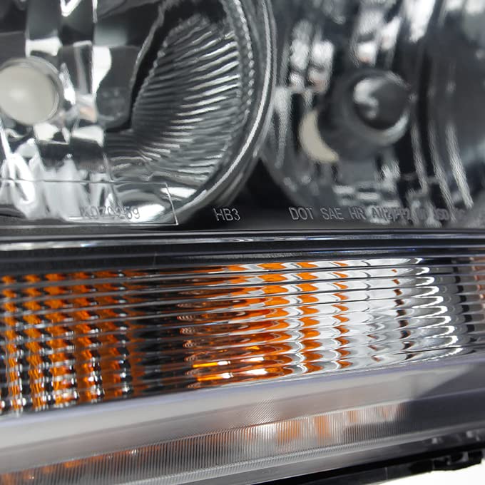 Akkon - For 08-14 Dodge Avenger Oe Replacement Black Bezel Headlights Driver/Passenger Head Lamps Pair Replacement