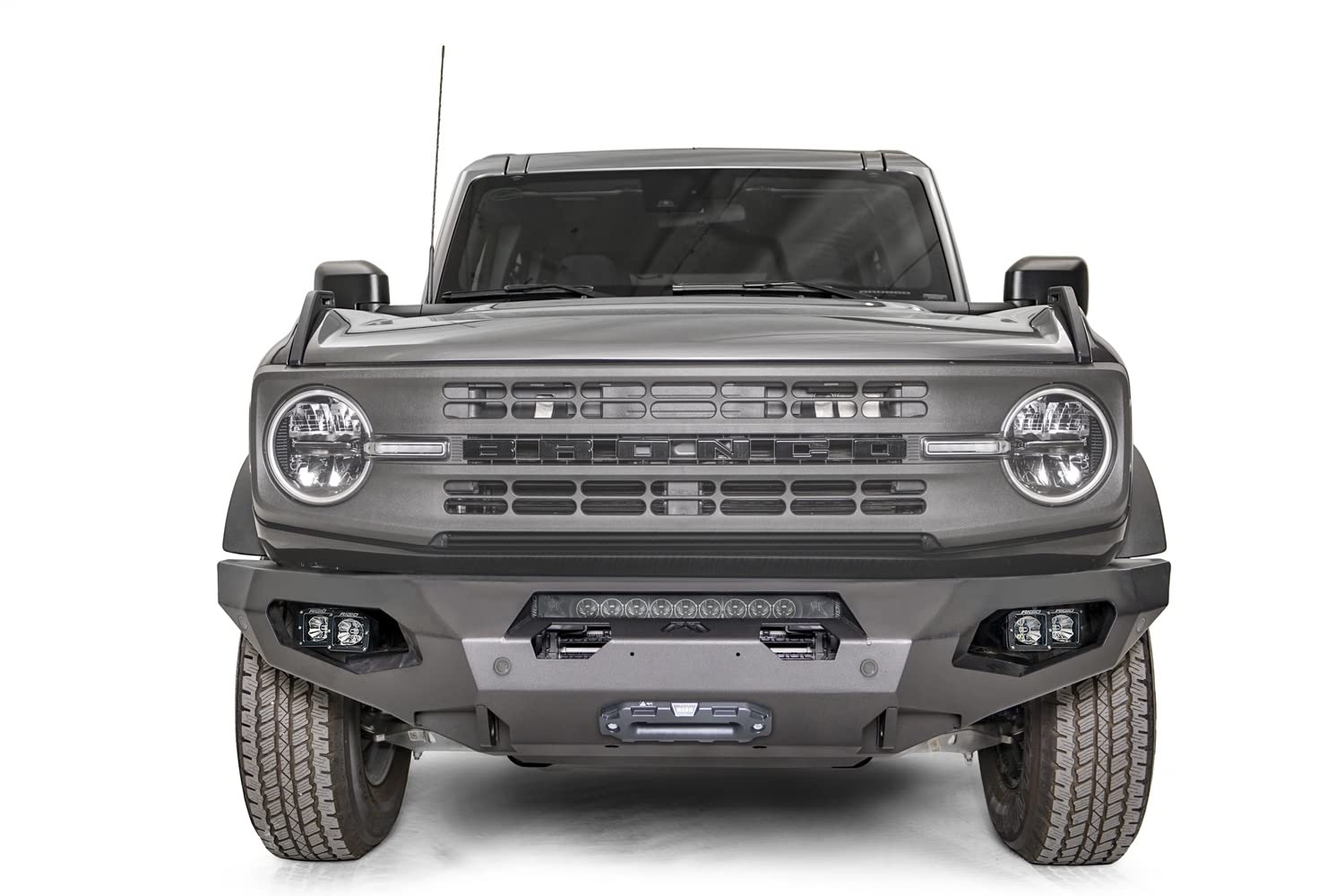 Fab Fours Inc. Fb21-X5252-1 Front Replacement Bumper Fits Ford Bronco