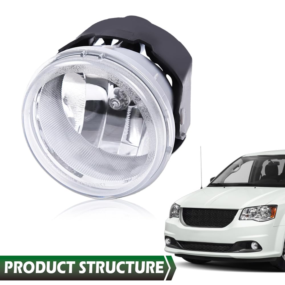 Grand Orange Fog Driving Light Lamp Left Or Right Compatible With Dodge Grand Caravan Models 2011-2017