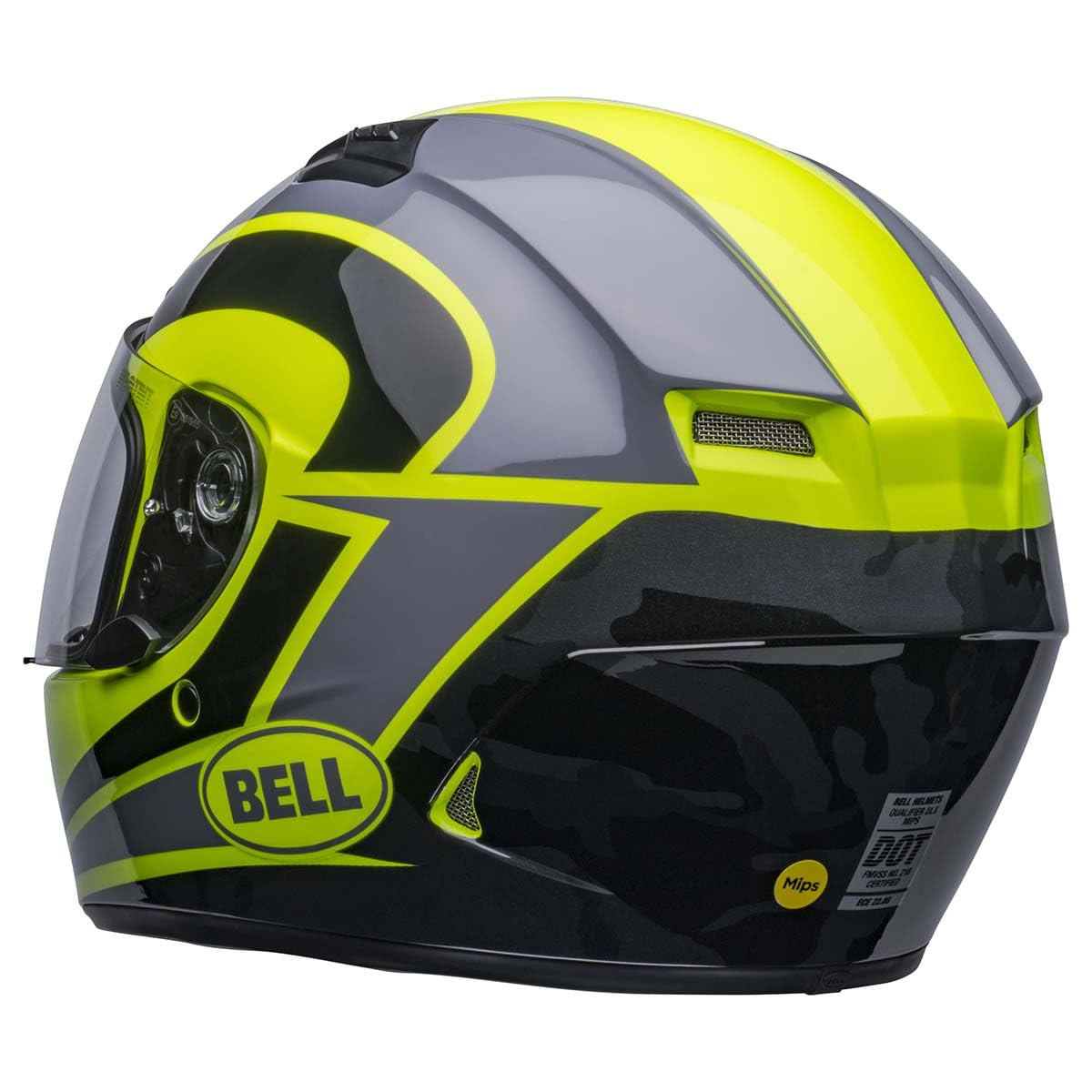 Bell Qualifier Dlx Mips Street Helmet (Gloss Blitz Retina Sear/Black Camo - Large)