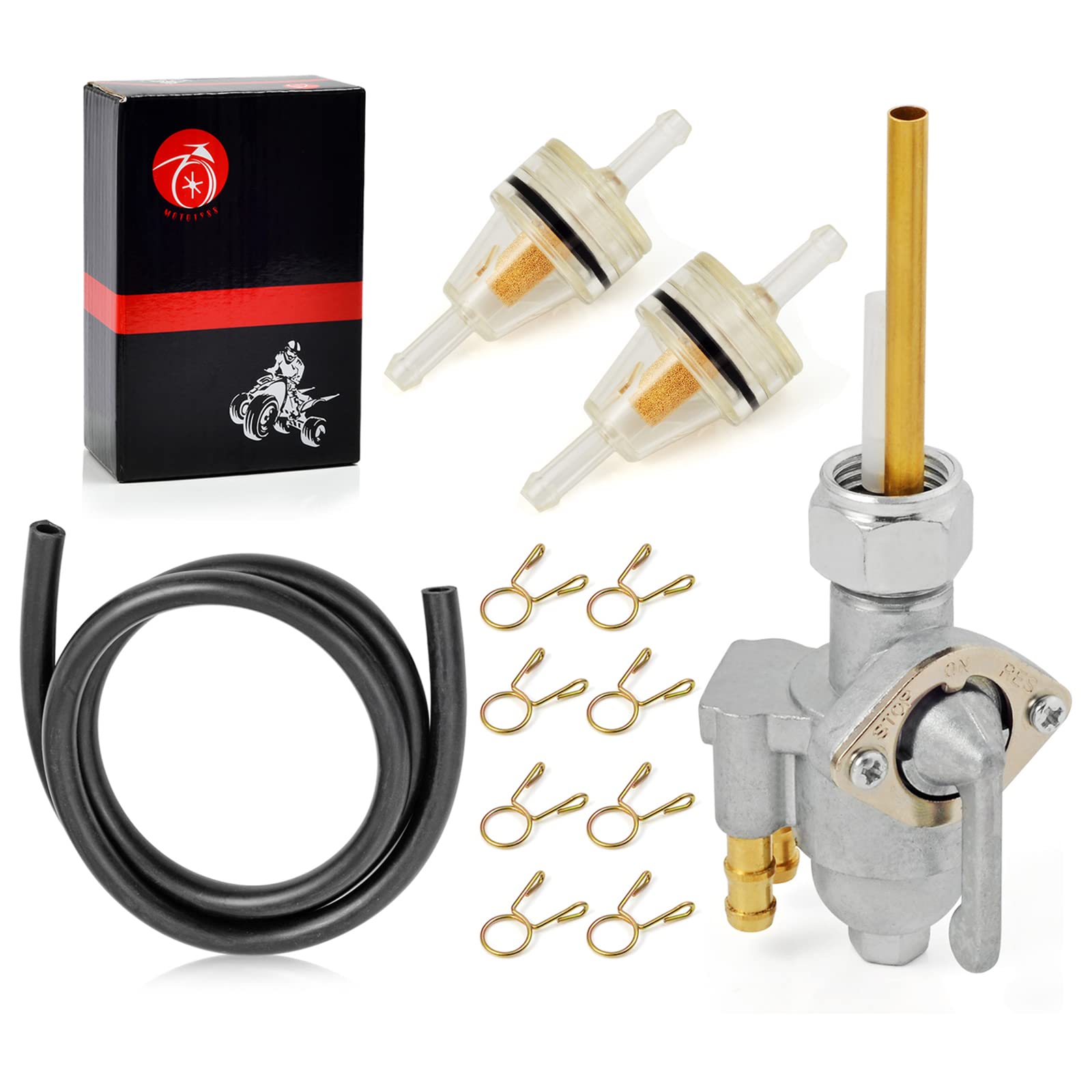 Fuel Valve Petcock Kit For Honda Cl175 Cb350 Cl350 Sl350 Cb360 Cb450 Cl450 1965-1976 16950-292-000