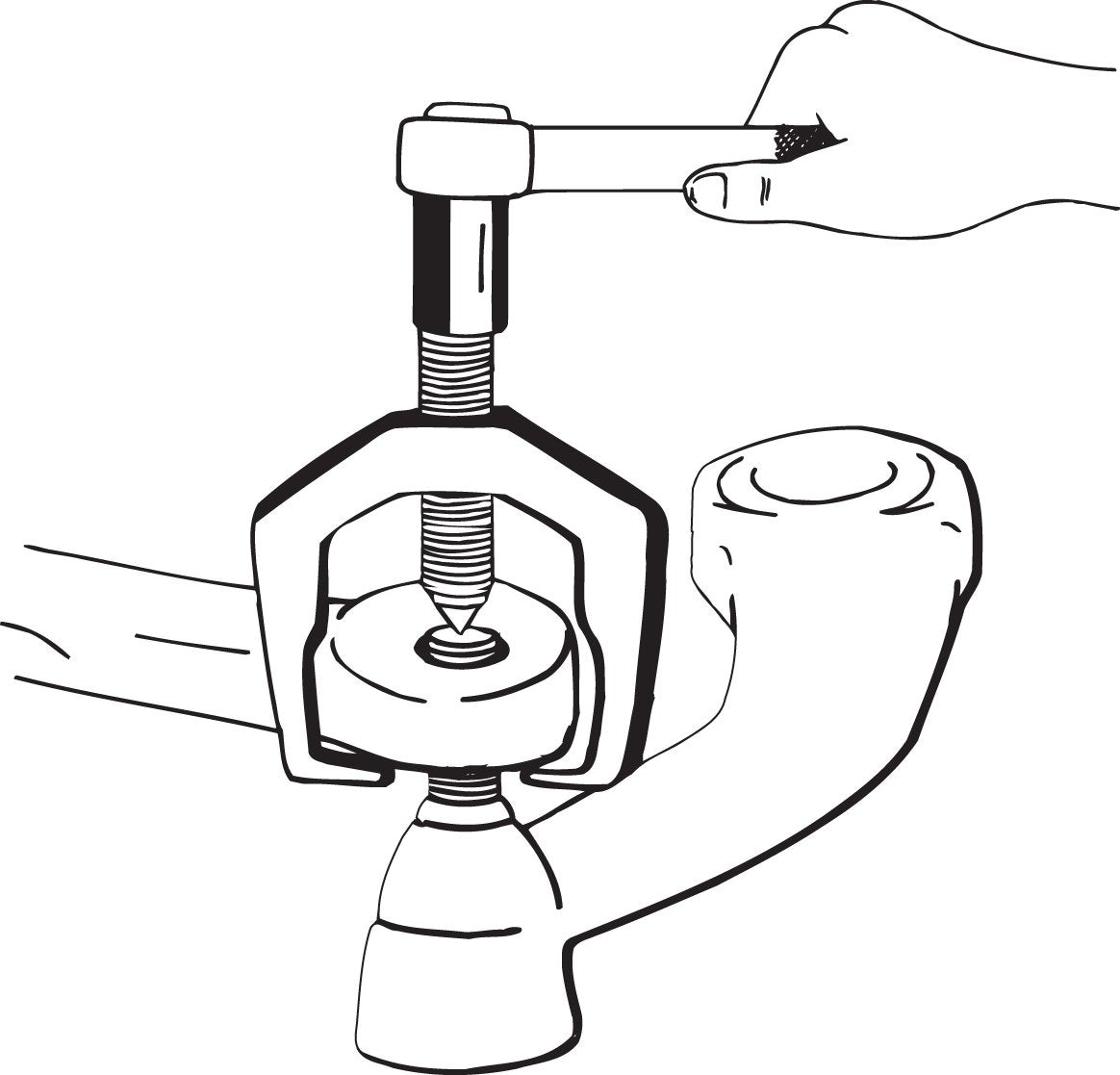 Lisle 41970 Heavy Duty Pitman Arm Puller For Ford