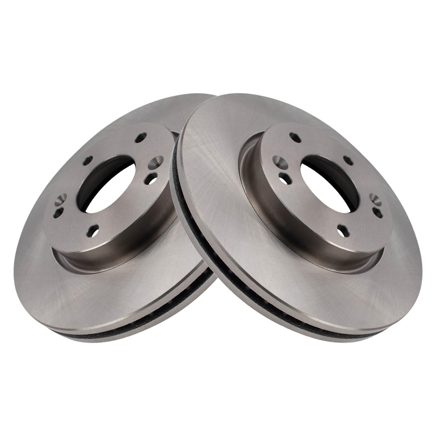 Trq Front Brake Rotors Set Compatible With 2009-2012 Hyundai Elantra 2005-2010 Sonata 2010-2012 Tucson 2006-2010 Kia Optima 2010