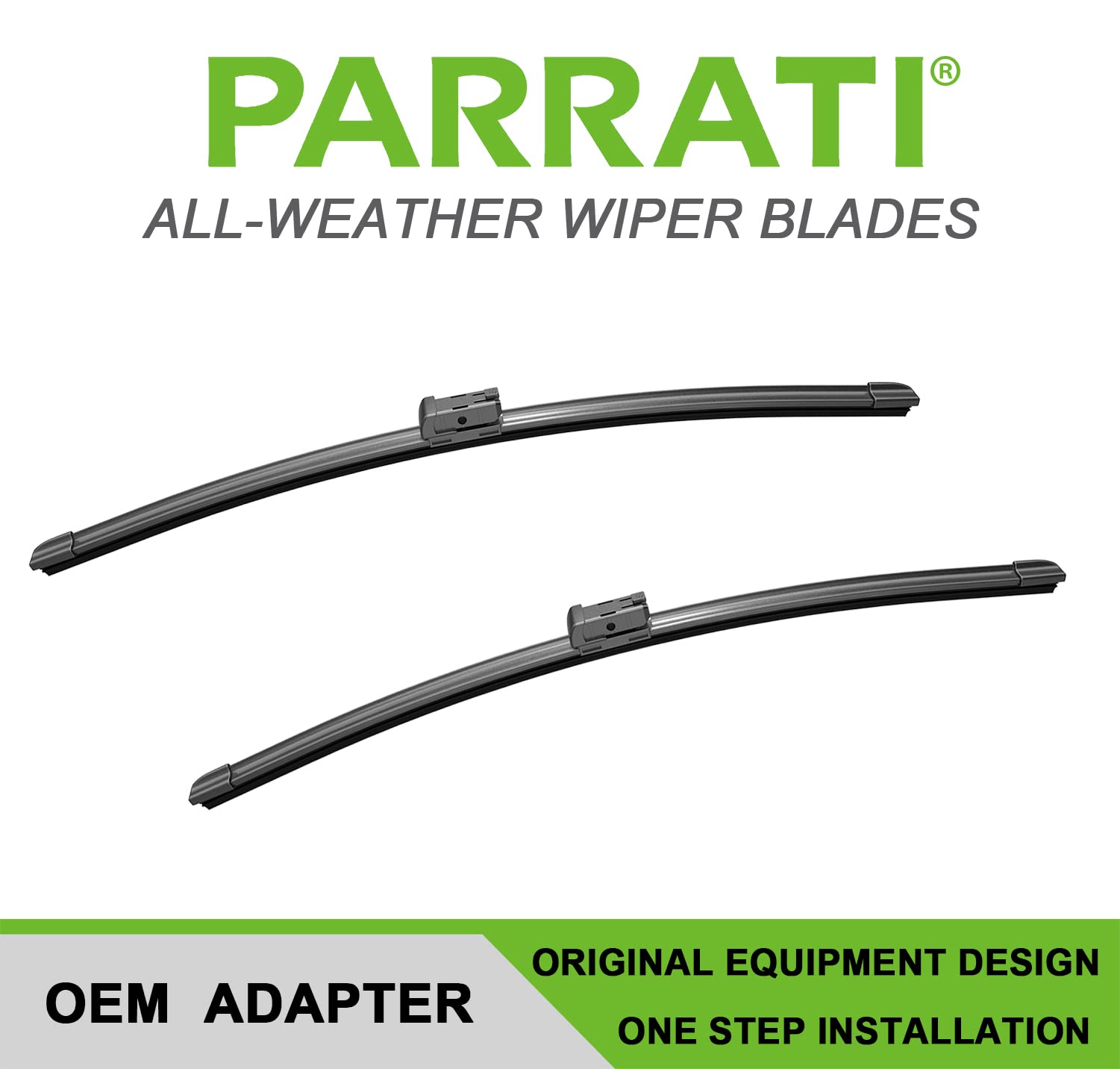 Parrati High Performance Premium All-Season Automotive Windshield Wipers With Rear Wiper Blades Replacement For 2009-2019 Ford F