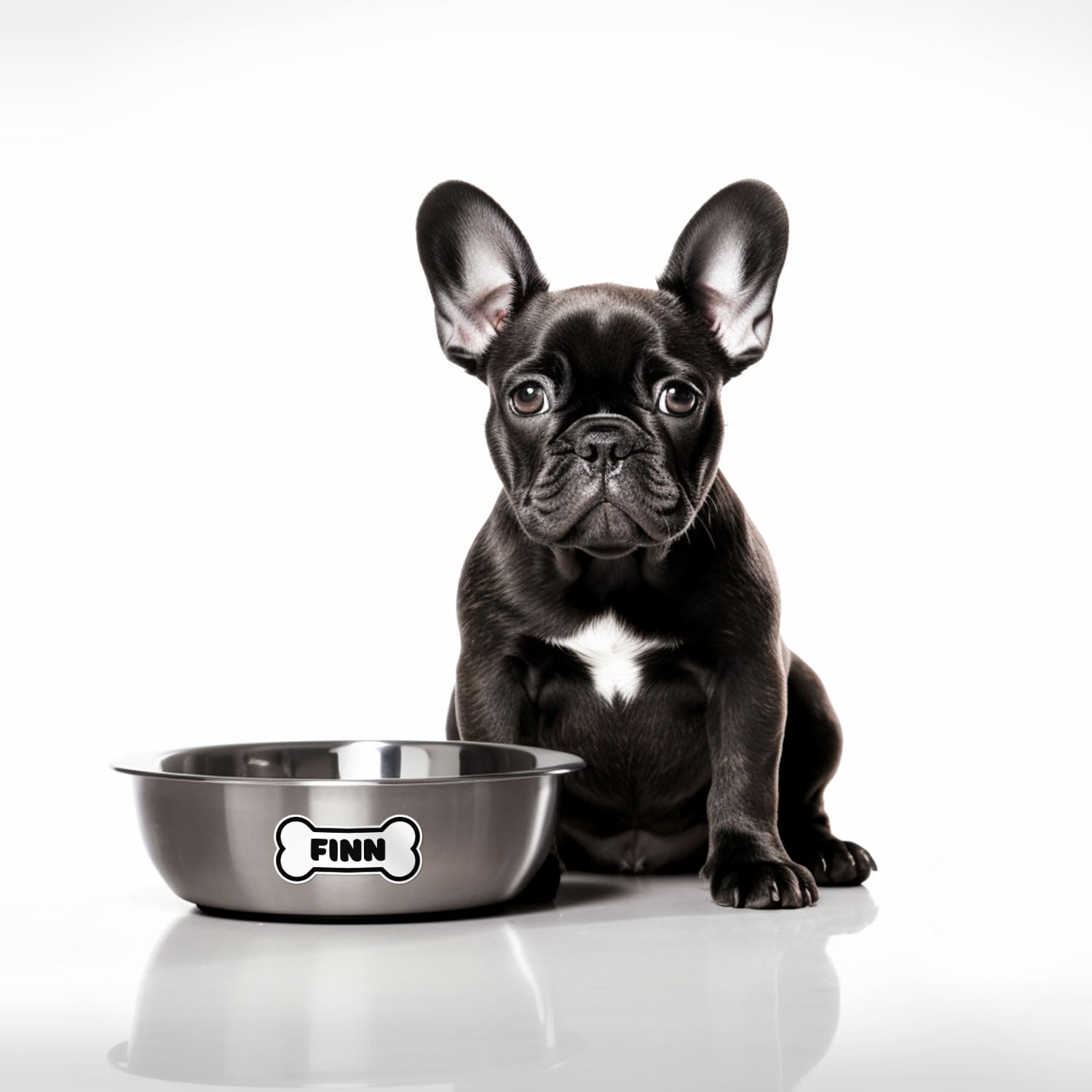 Finn Dog Name Sticker - Waterproof Vinyl Decal For Car Bumper, Laptop, Water Bottle, Wall, And Window, Size - 6'' Longer Side