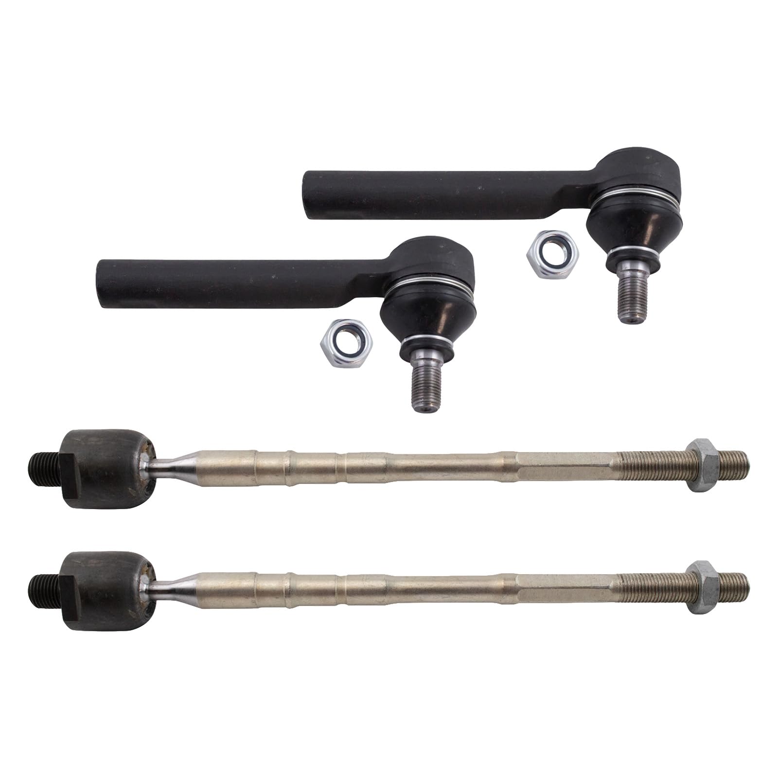 Trq Front Tie Rod Set Compatible With 2012-2016 Subaru Impreza