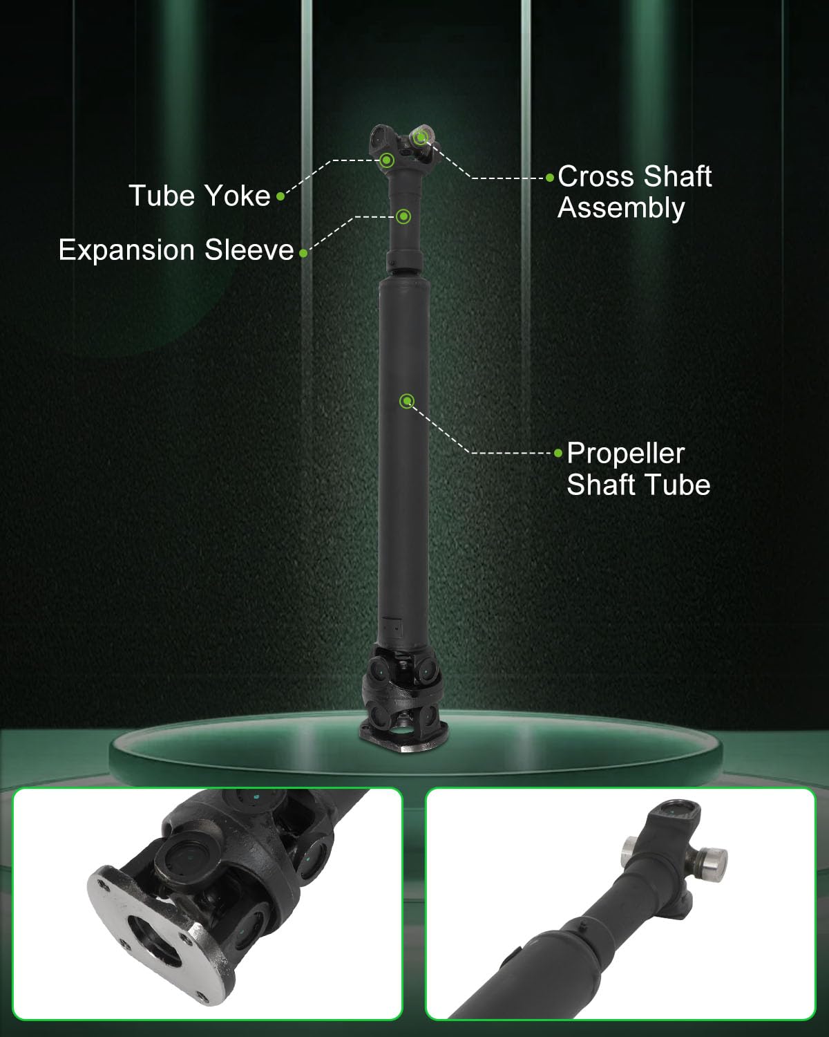 Scitoo?40.25''?Steel Front Driveshaft Assembly Drive Shaft Prop Shaft For Ford For F-250 Super Duty For F-350 Super Duty For F-4