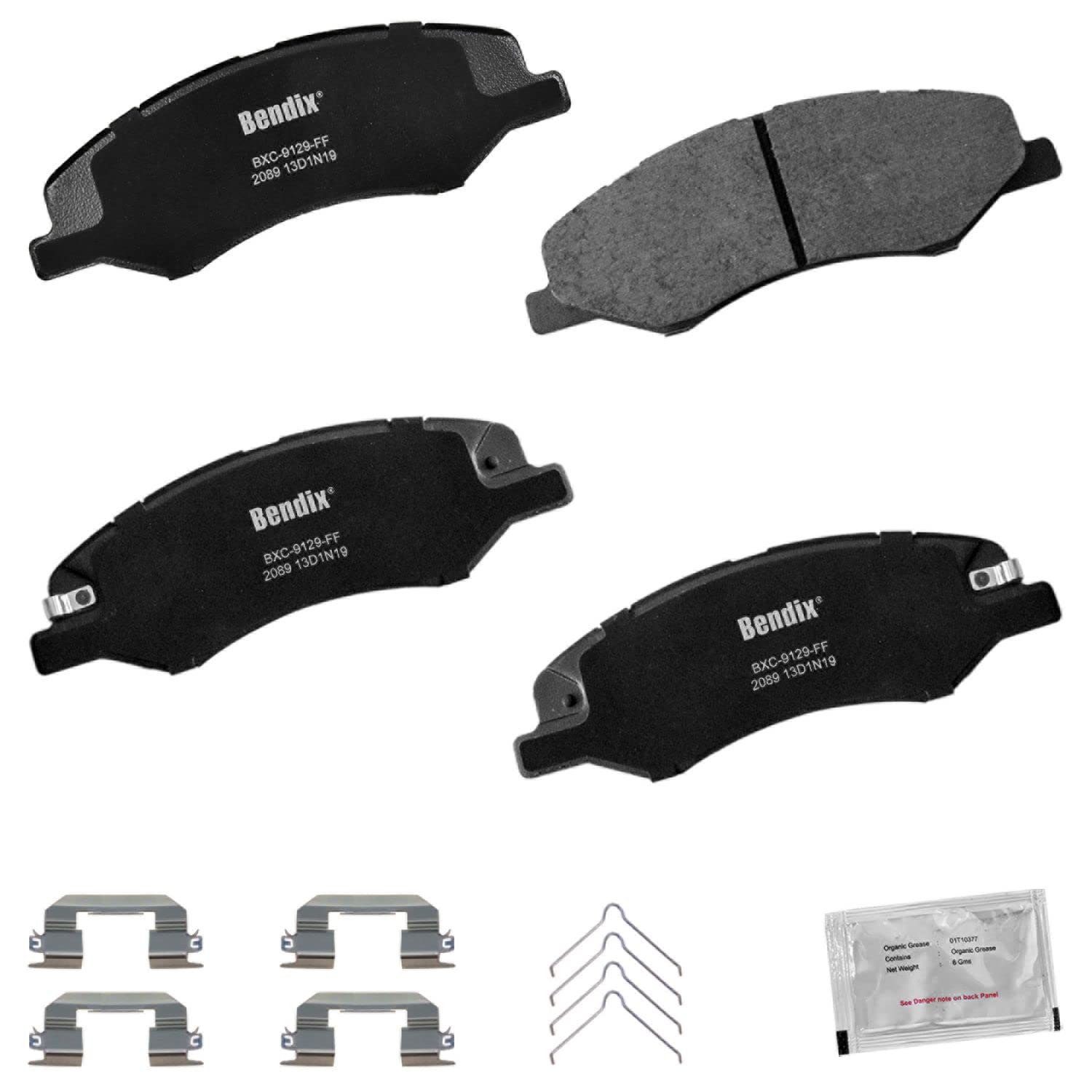 Bendix Priority1 Cfc2089 Ceramic Front Brake Pads For Honda Odyssey 2024-2018