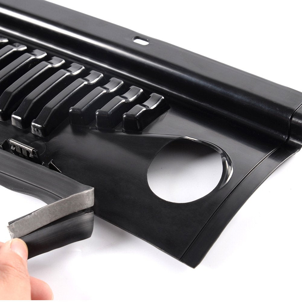 GRAND ORANGE Windshield Wiper Cowl Vent Grille Panel Hood Compatible with Ford Mustang 1999-2004 2pcs Wiper Cowl Grille Black 3R3Z6302228AAA FO1270102