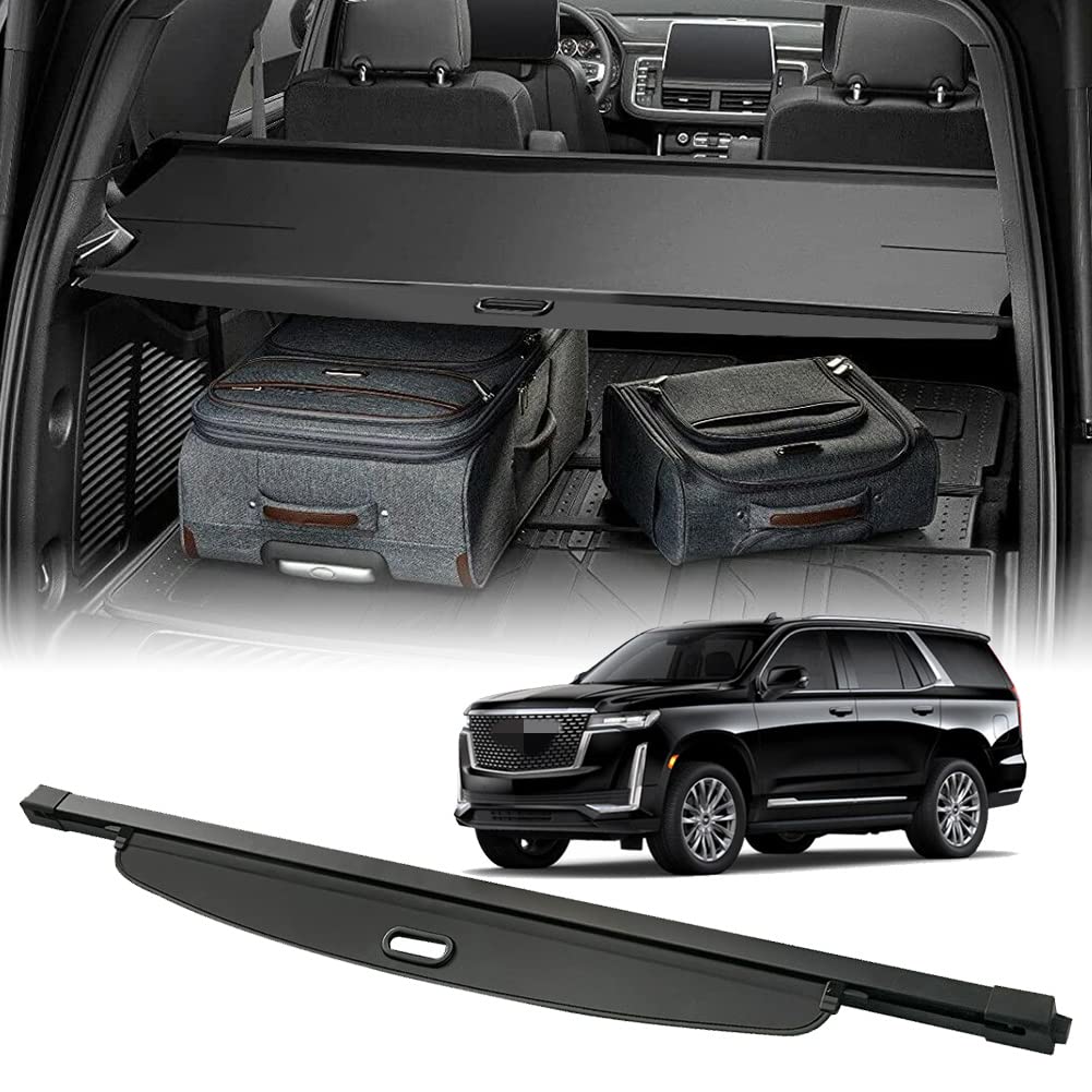 Vecartech Compatible With 2023 2022 2021 Cadillac Escalade/Chevy Suburban/Tahoe/Gmc Yukon,Xl Cargo Security Shade Cover Privacy