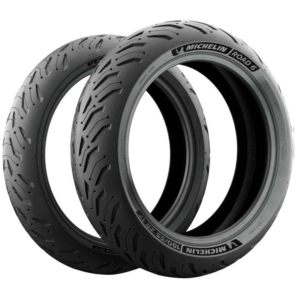 Michelin Road 6 Rear Tire (180/55Zr-17), Black