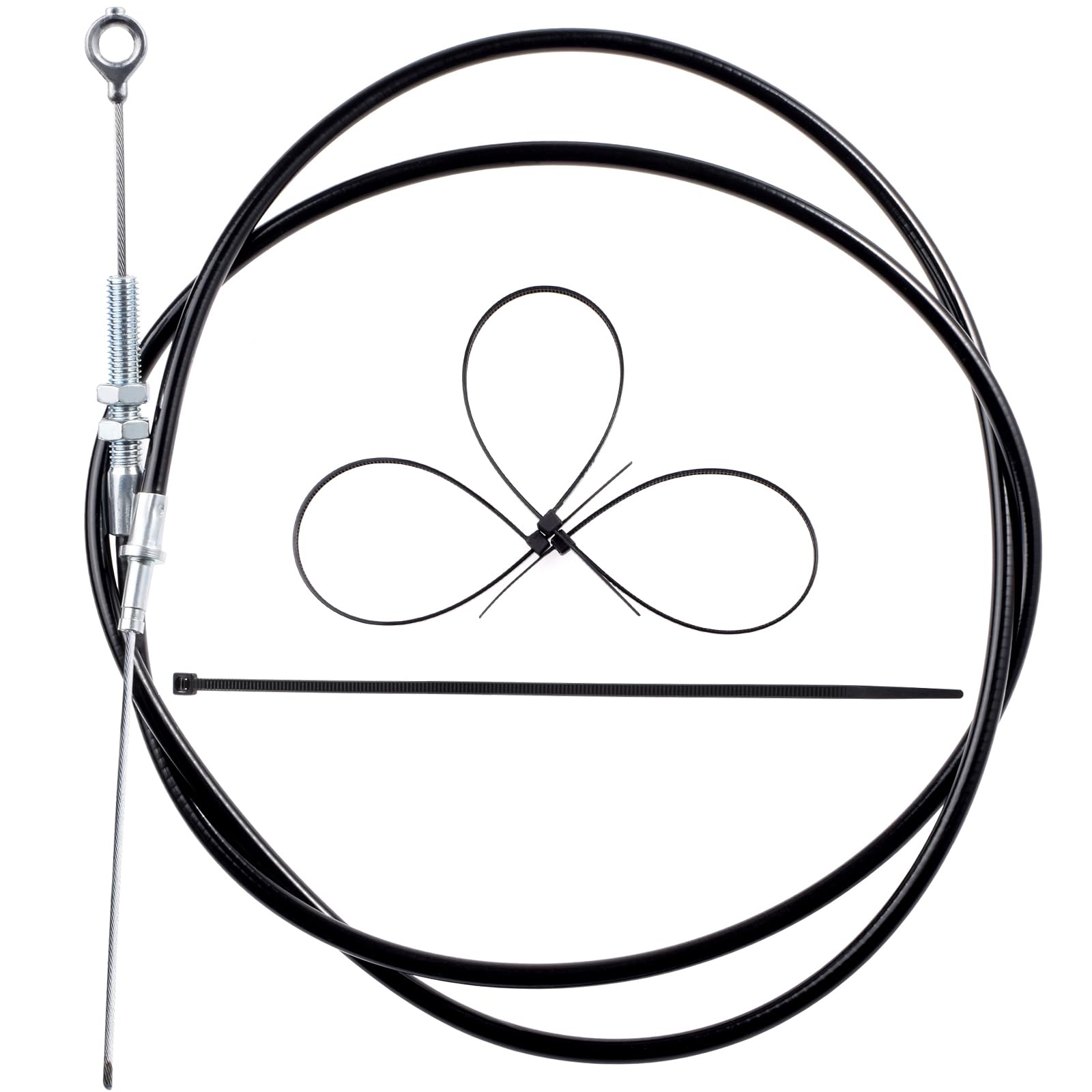 Heymaillc 60 inch Go Kart Throttle Cable for Manco 8252-1390 Predator 212cc GX160 GX200 196cc ASW Kandi American Sportworks Yerf