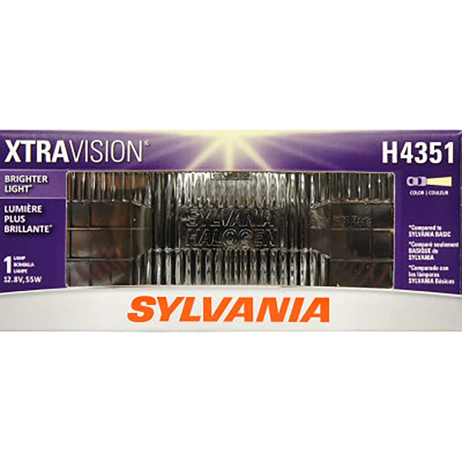 SYLVANIA - H4351 XtraVision Sealed Beam Headlight - Halogen Headlight Replacement Delivers More Downroad Visibility (Contains 1 