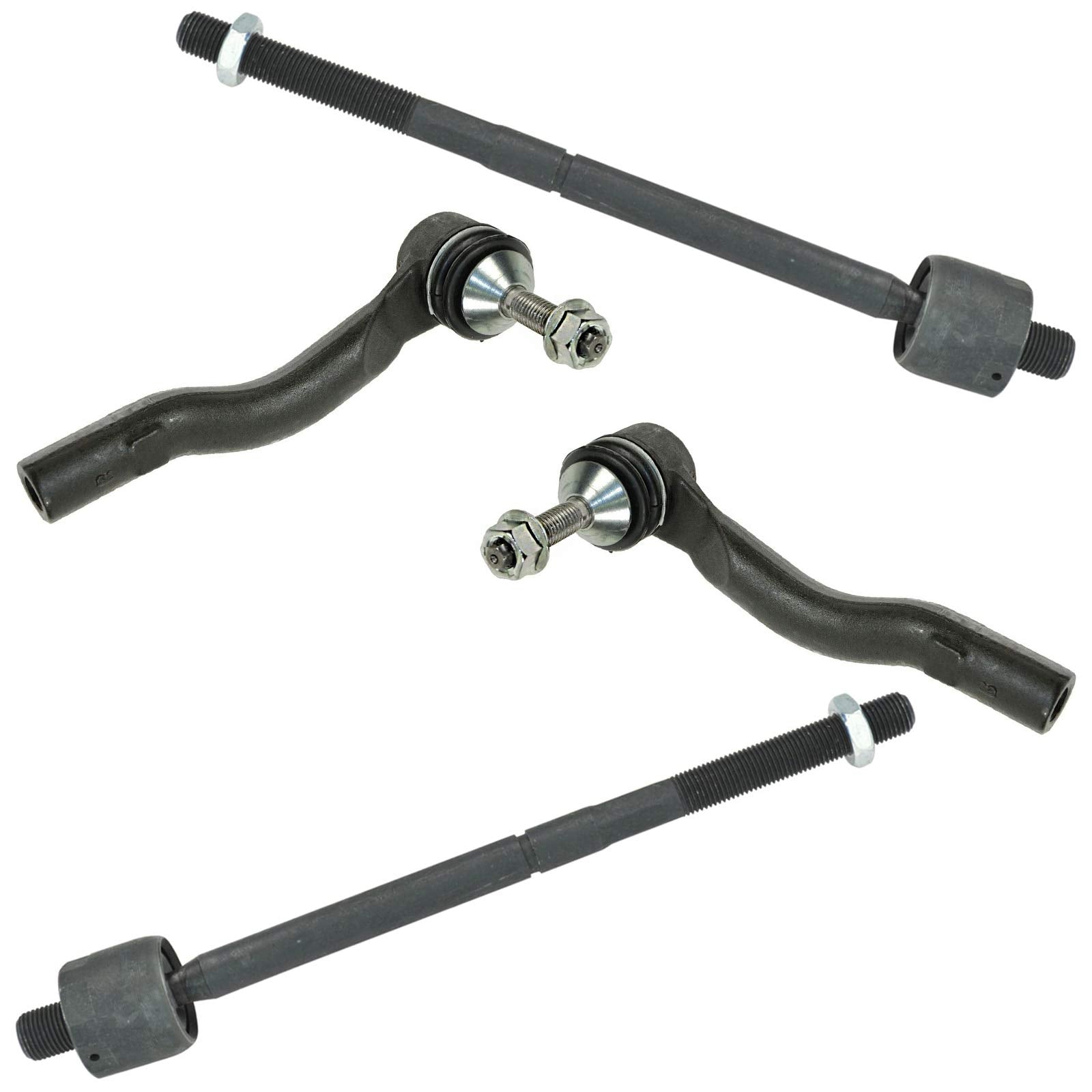 Trq Front Tie Rod Set Compatible With 2003-2011 Ford Crown Victoria Lincoln Town Car Mercury Grand Marquis 2003-2004 Marauder