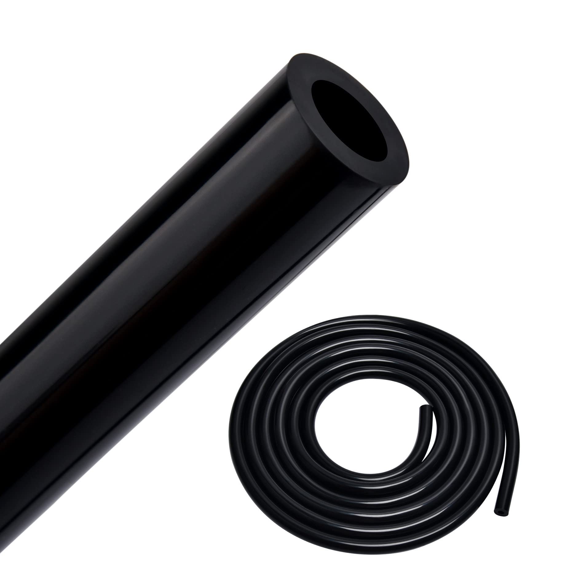Evil Energy 3/8 Silicone Vacuum Tubing Hose Line 10Ft 130Psi Max Pressure Black (10Mm Id)