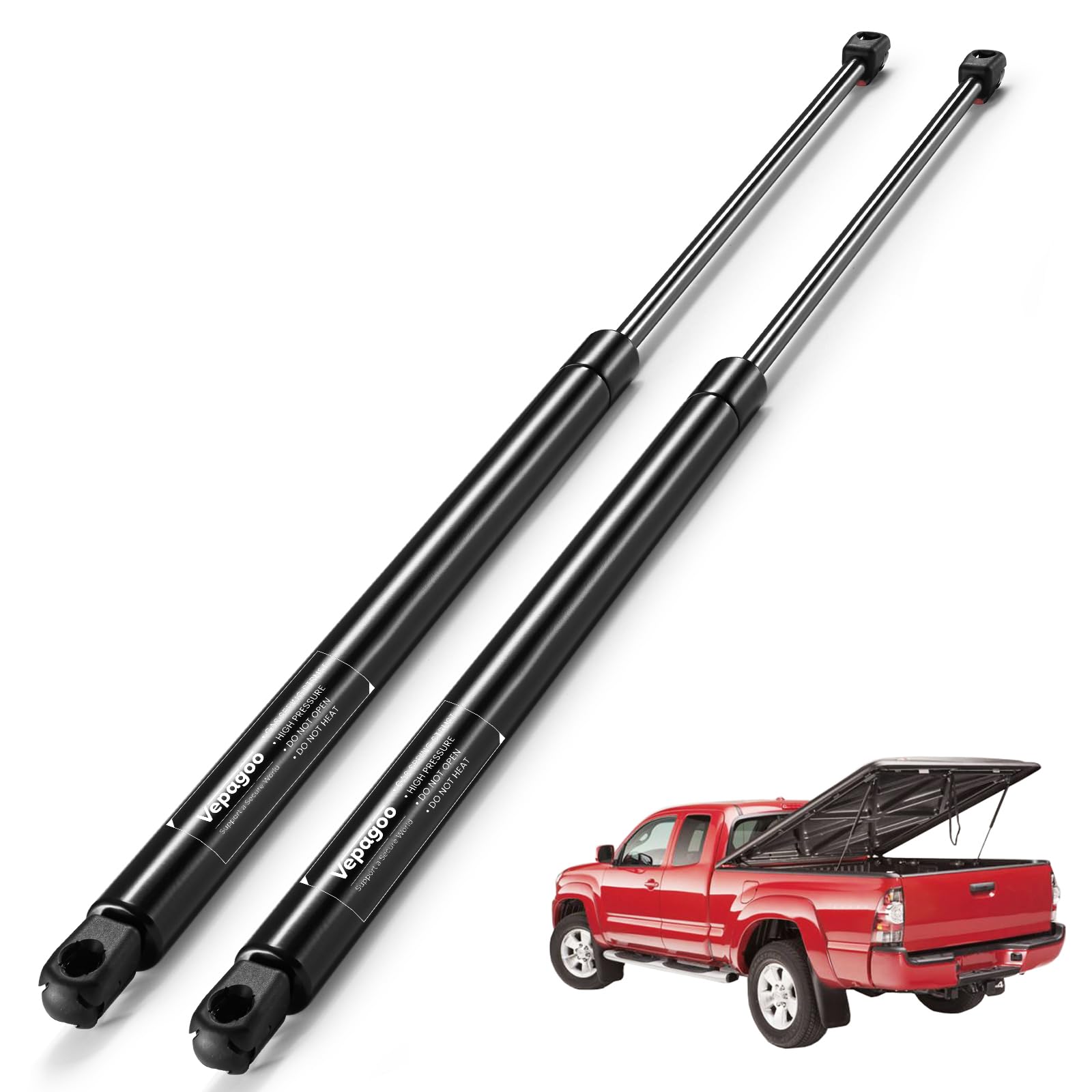 Vepagoo 24Inch 60Lb/267N Gas Struts Shocks Lift Support Spring For Tonneau Cover Truck Pickup Bed Rv Door Replacement Sturt Se24