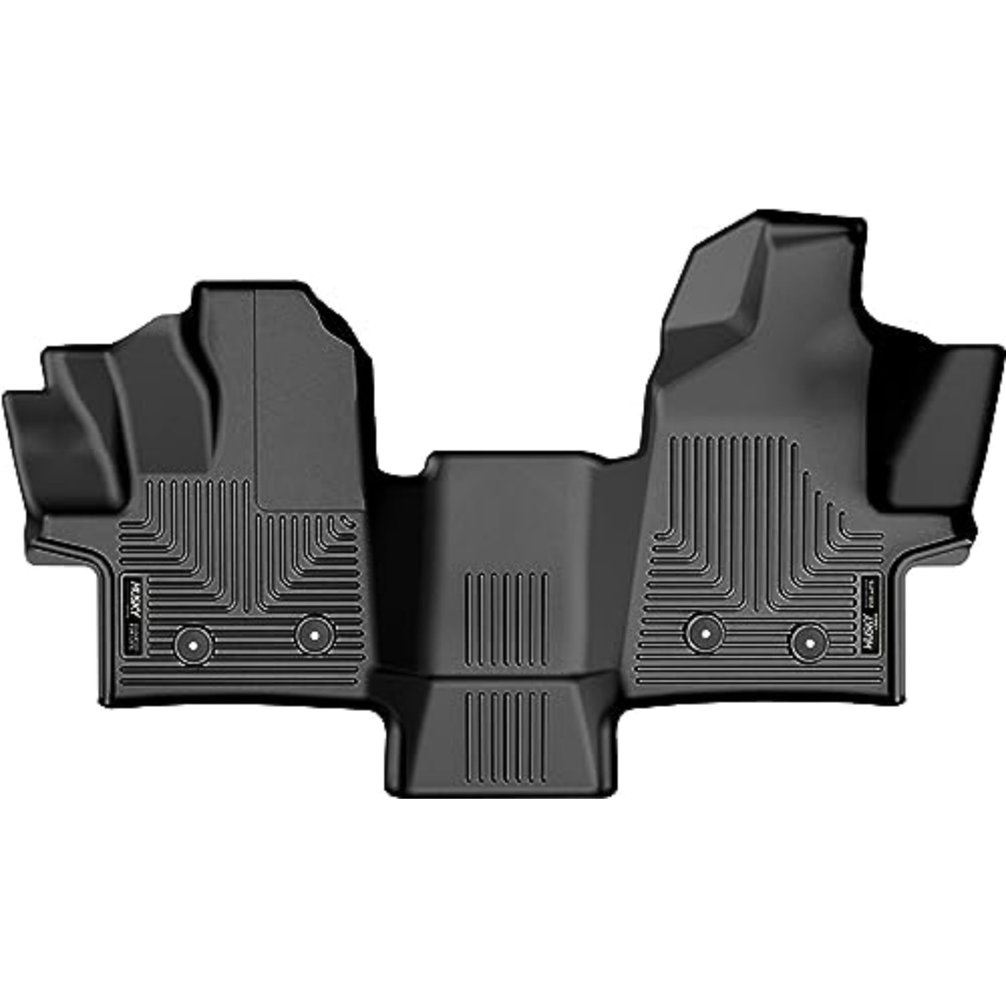 Husky Liners Weatherbeater Floor Mats | Fits 2022-2024 Ford Transit (All Models W/Vinyl Floors) Full Coverage | Front Row, 1-Pc