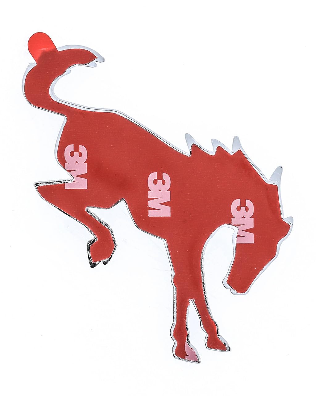 Ford Bronco Chrome Logo Plastic Emblem. Industrial Strength 3M Adhesive Backing