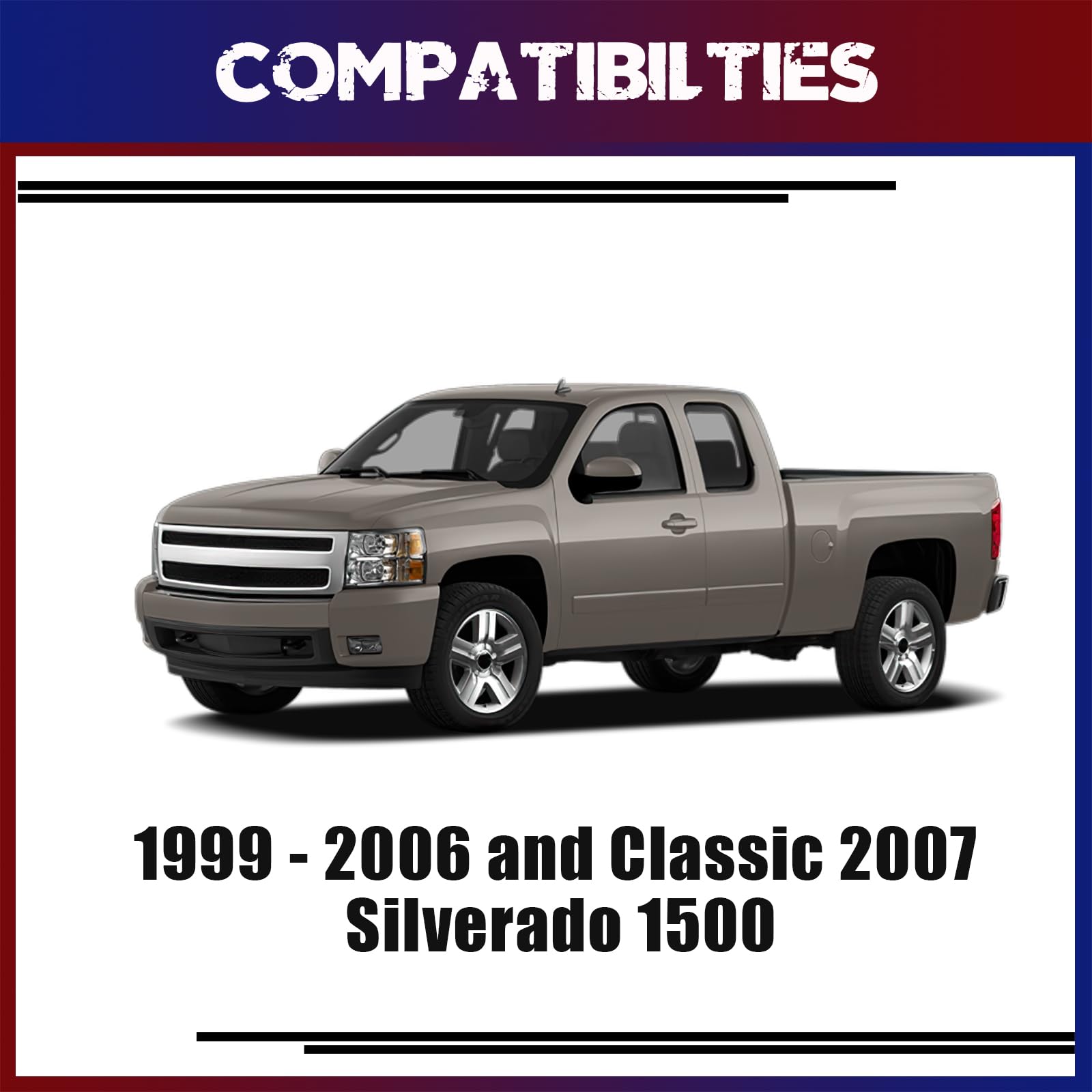 Flycle 3 Inch Front Leveling Lift Kits For Silverado 1500, 3'' Forged Front Strut Spacers Suitable For 1999-2006 And Classic 200