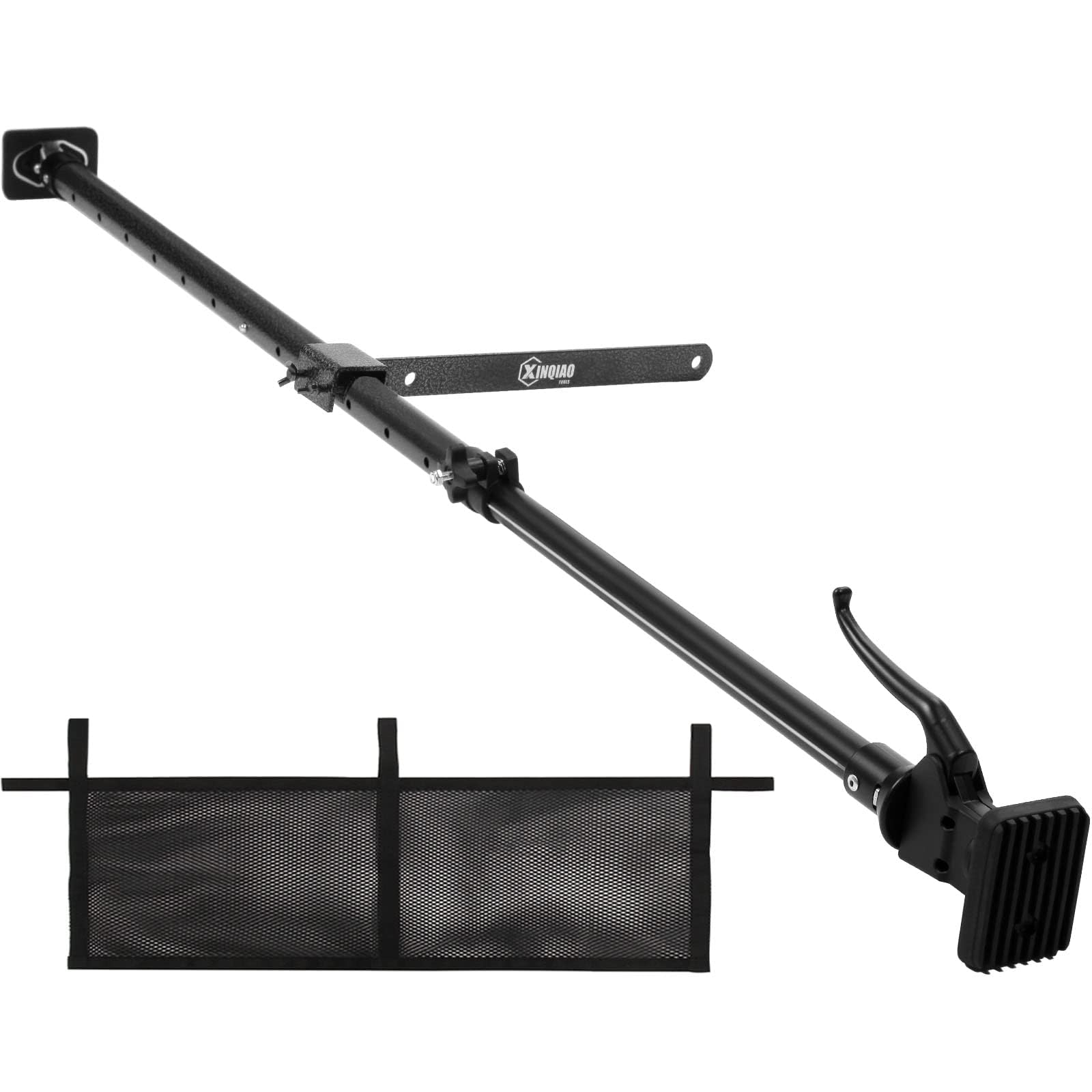 XINQIAO Cargo Bar for Pickup Truck Bed, Premium Universal Truck Cargo Bar with Cargo Net and Divider Bar, 200 LB Capacity, Also 