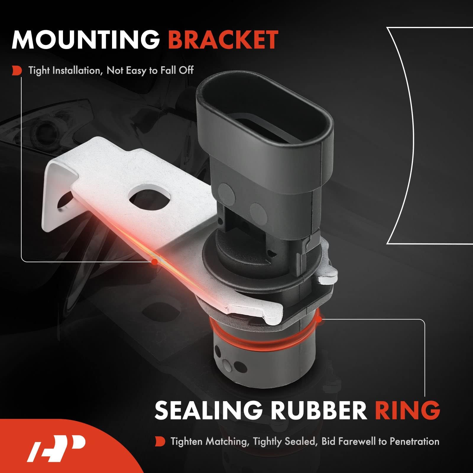 A-Premium Engine Crankshaft Position Sensor Compatible With Chevrolet Gmc & Cadillac - Suburban Silverado Express C1500 K1500 K2500 K3500 Tahoe G30 Sierra- Replace# 12596851, 10456042