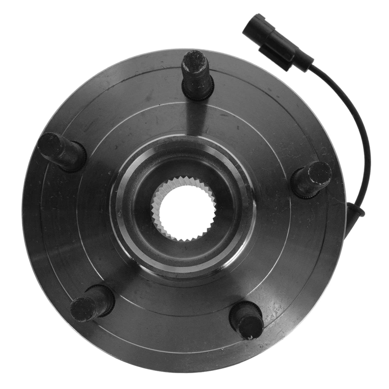 Trq Front Wheel Bearing & Hub Assembly With Abs Sensor Compatible With 2009-2010 Dodge Ram 1500 2011 Ram 1500