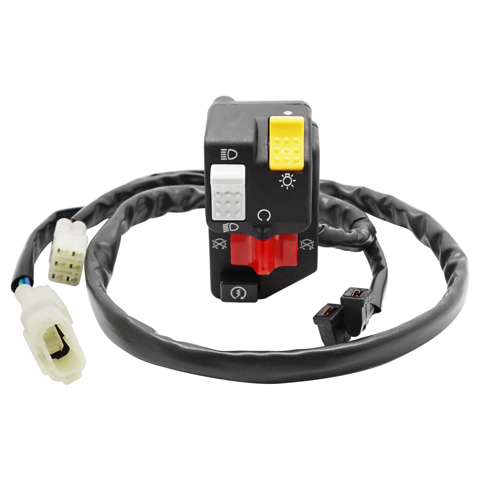 Handlebar Switch Start Stop Headlight For Honda Trx400Ex Sportrax 400 1999 2000 2001 2002 2003 2004,Oem# 35020-Hn1-000