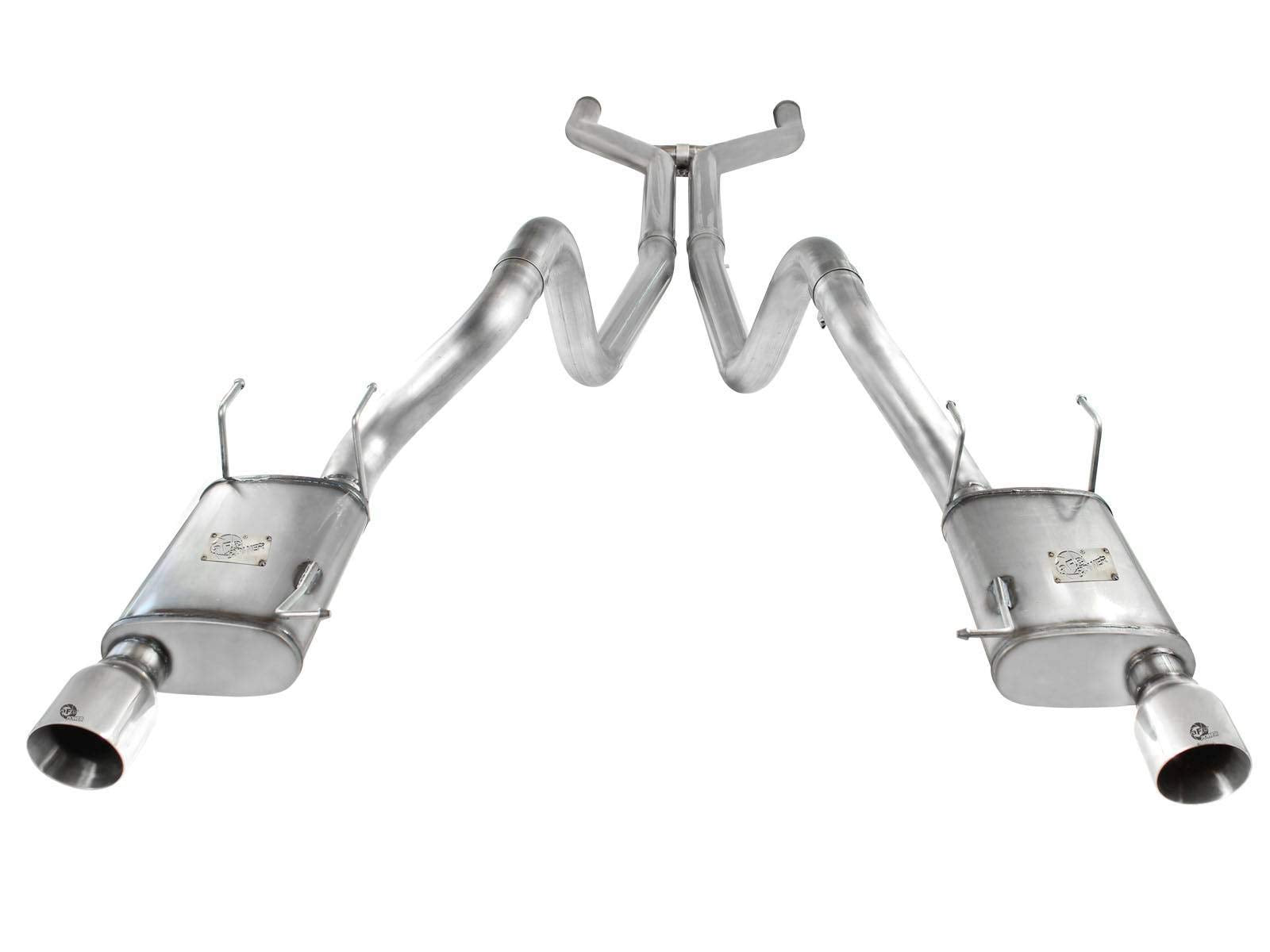 Afe (49-43049-P) 3 409 Stainless Steel Cat-Back Exhaust System With Polished Tip For Ford Mustang Gt