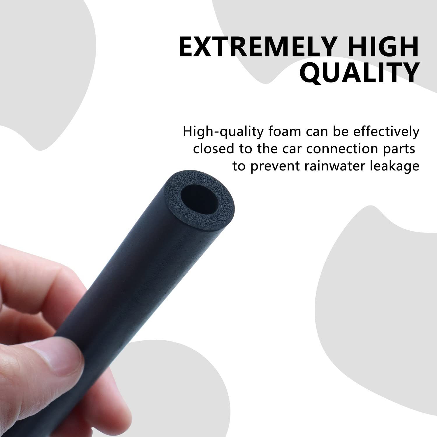 68026937AB Hard Top Removable Cover Seal Kit, Foam Blocker Compatible with Jeep Wrangler JK Wrangler JK Unlimited 2007-2017 Mode