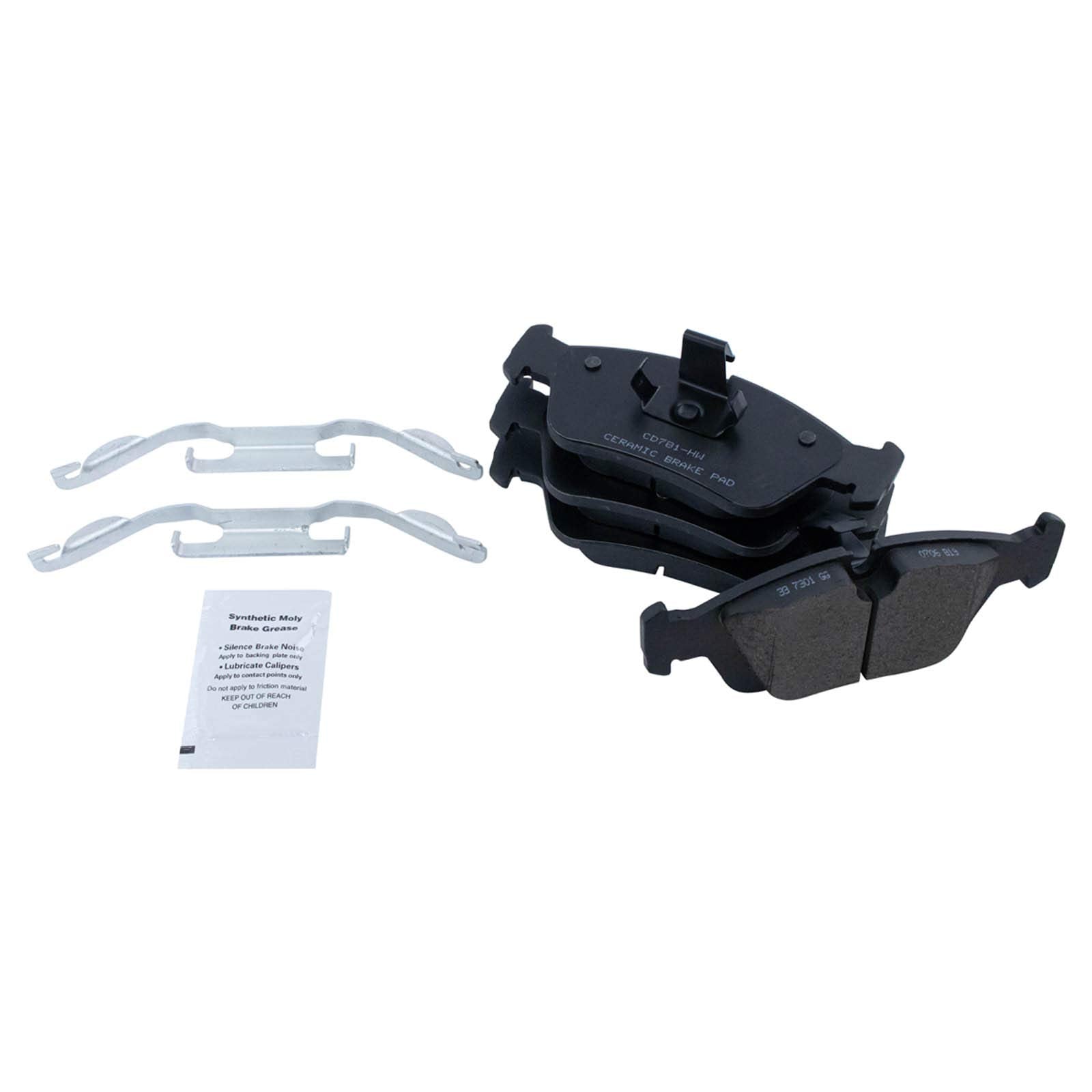 Trq Front Brake Pad & Rotor Kit Compatible With 98-00 Bmw