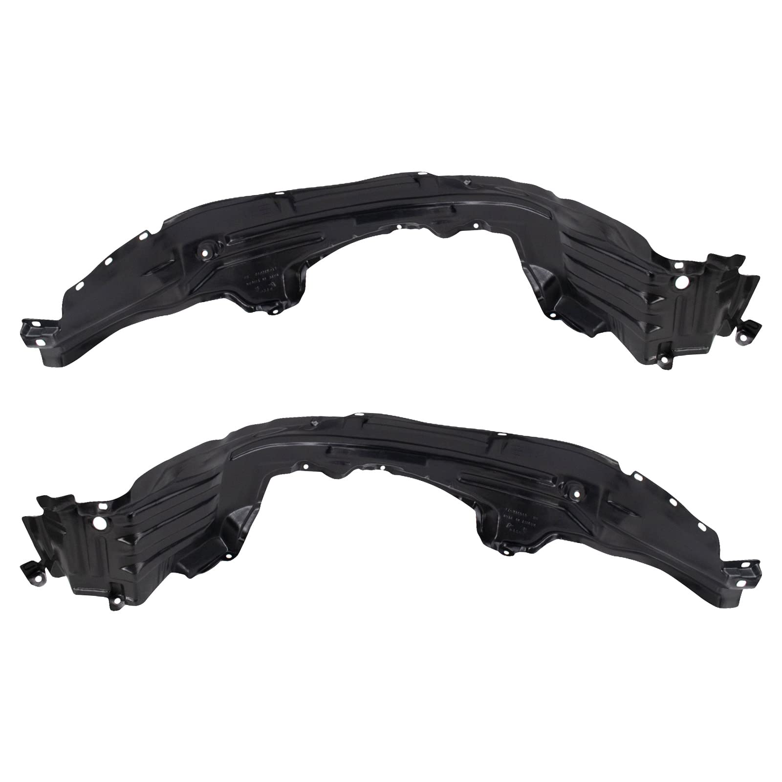 Trq Inner Fender Liner Set Compatible With 2000-2006 Nissan Sentra Ni1248106 Ni1249106