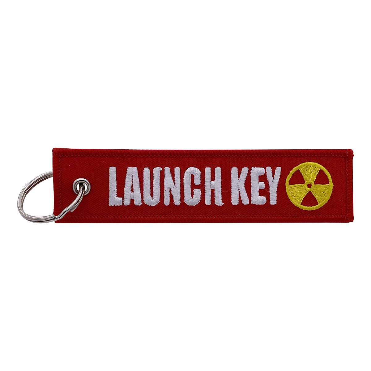 Boostnatics Keychain Tag For Motorcycles, Scooters, Bike, Cars, Backpacks, Gifts, & More (Launch Key (Red))