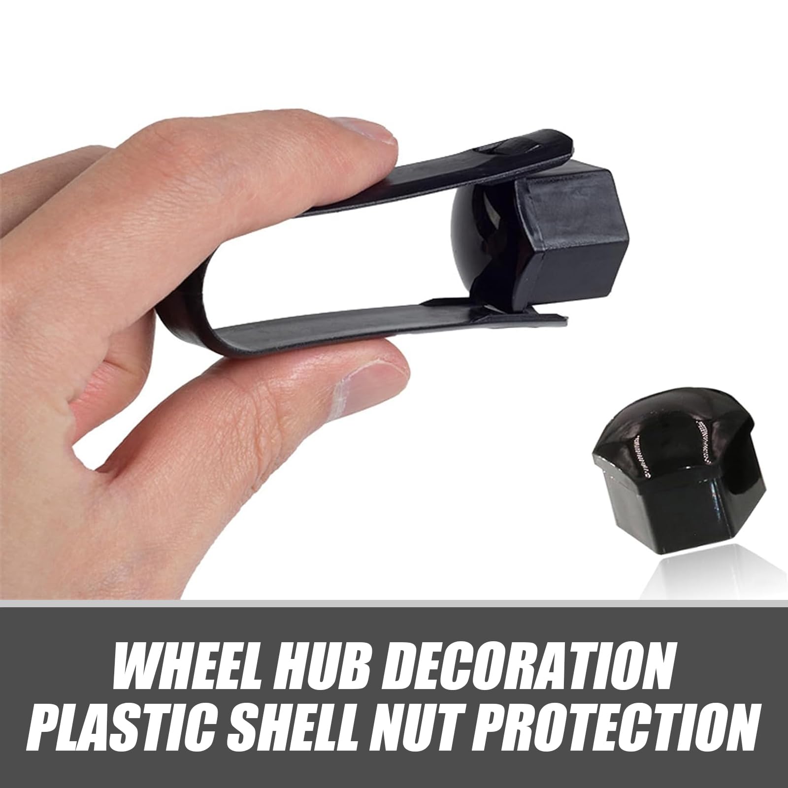 getfay Pack-21 Car Tire Screw Cap, 0.82/21mm Waterproof Dustproof Bolt Protection Cover with Disassembly Tool, Wheel Lug Nut C