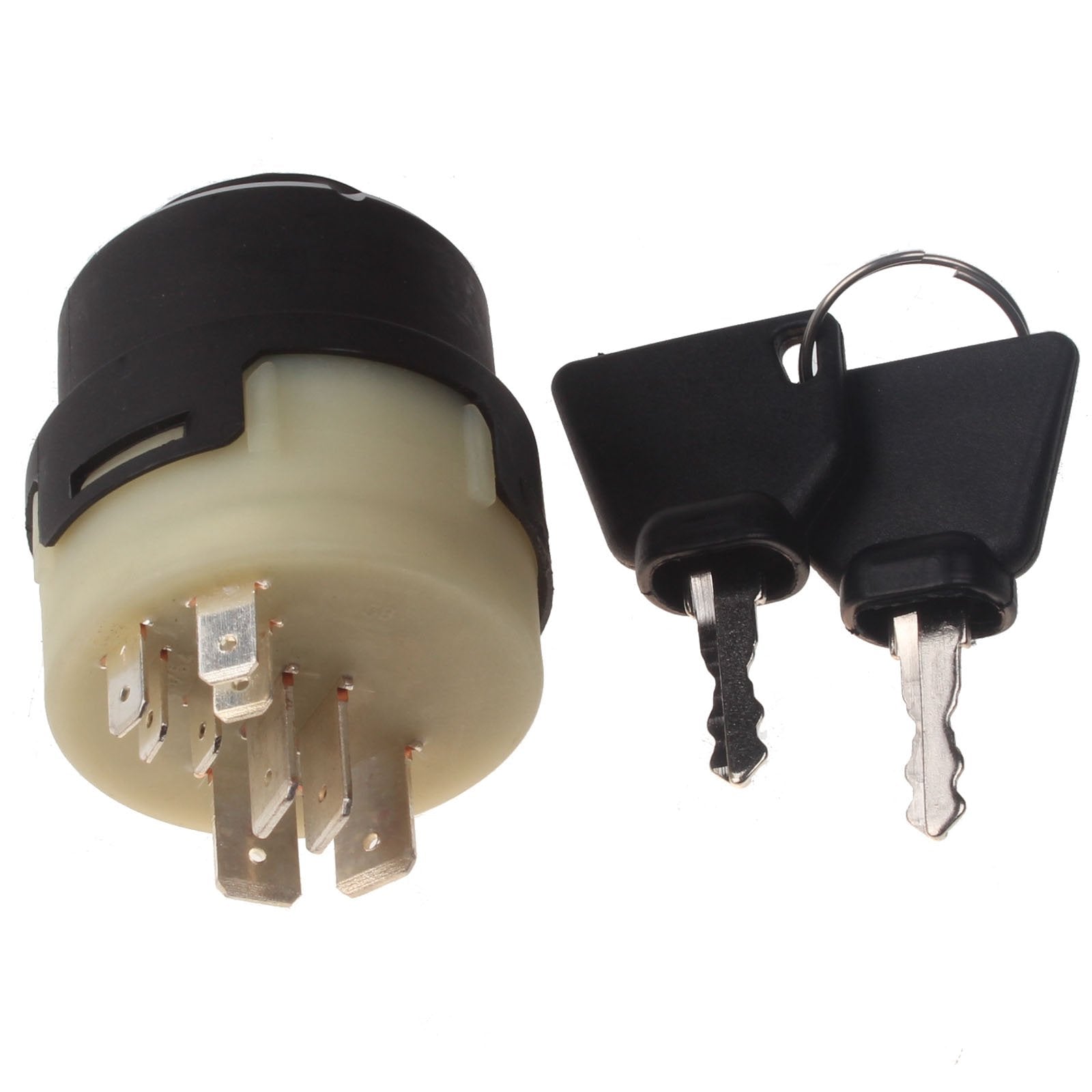 Holdwell Ignition Switch 701/80184 W/(2) Keys 9 Pins 50988 85804674 Compatible With Jcb New Holland Nh Case
