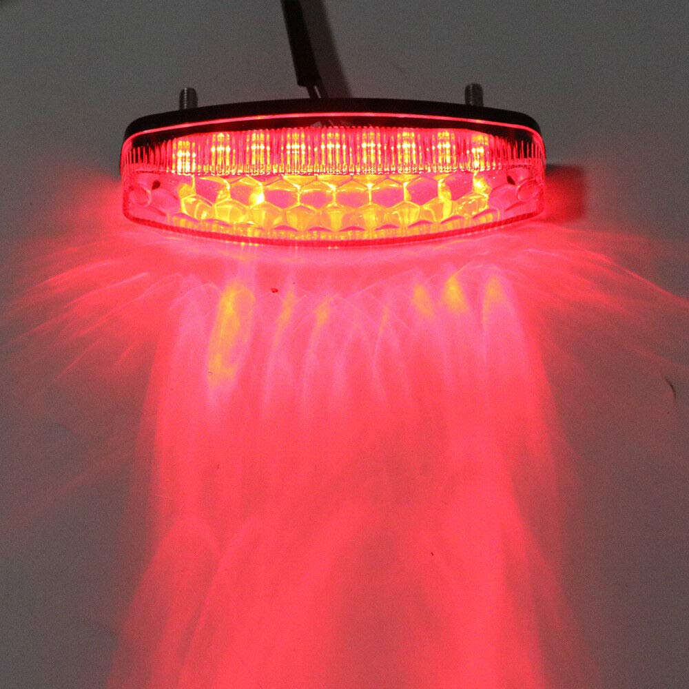 Harifoger Led Rear Tail Brake Lights For 50Cc 70 Cc 90Cc 110Cc 125Cc 150Cc 4 Wheeler Taotao Sunl Jcl Kazuma Coolster Roketa Chinese Atvs Quad Baja Jonway