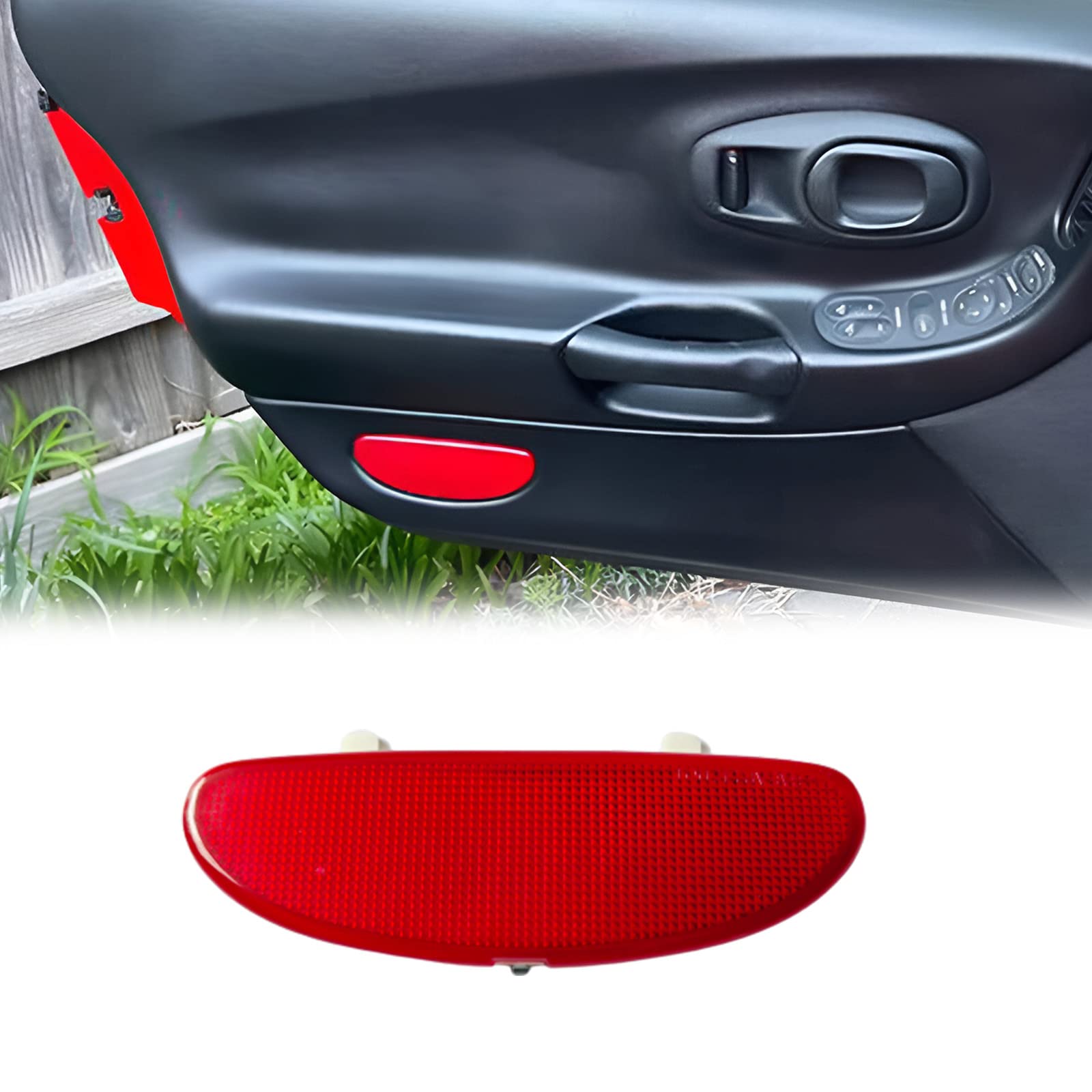 Lhcdqskcw 10295148 Car Front Inner Door Panel Reflector Plate Compatible With C5 Corvette 1997-2004, Replacement Left Or Right S