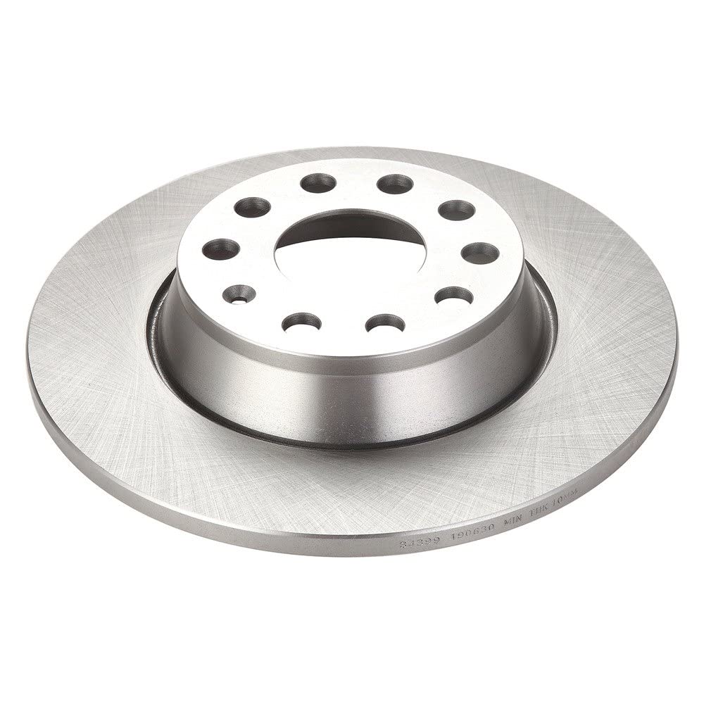 Trq Rear Brake Rotors Set Solid Compatible With 2009-2013 Audi A3 A3 Quattro 2015 Q3 Q3 Quattro 2009-2017 Volkswagen Cc 2009-201