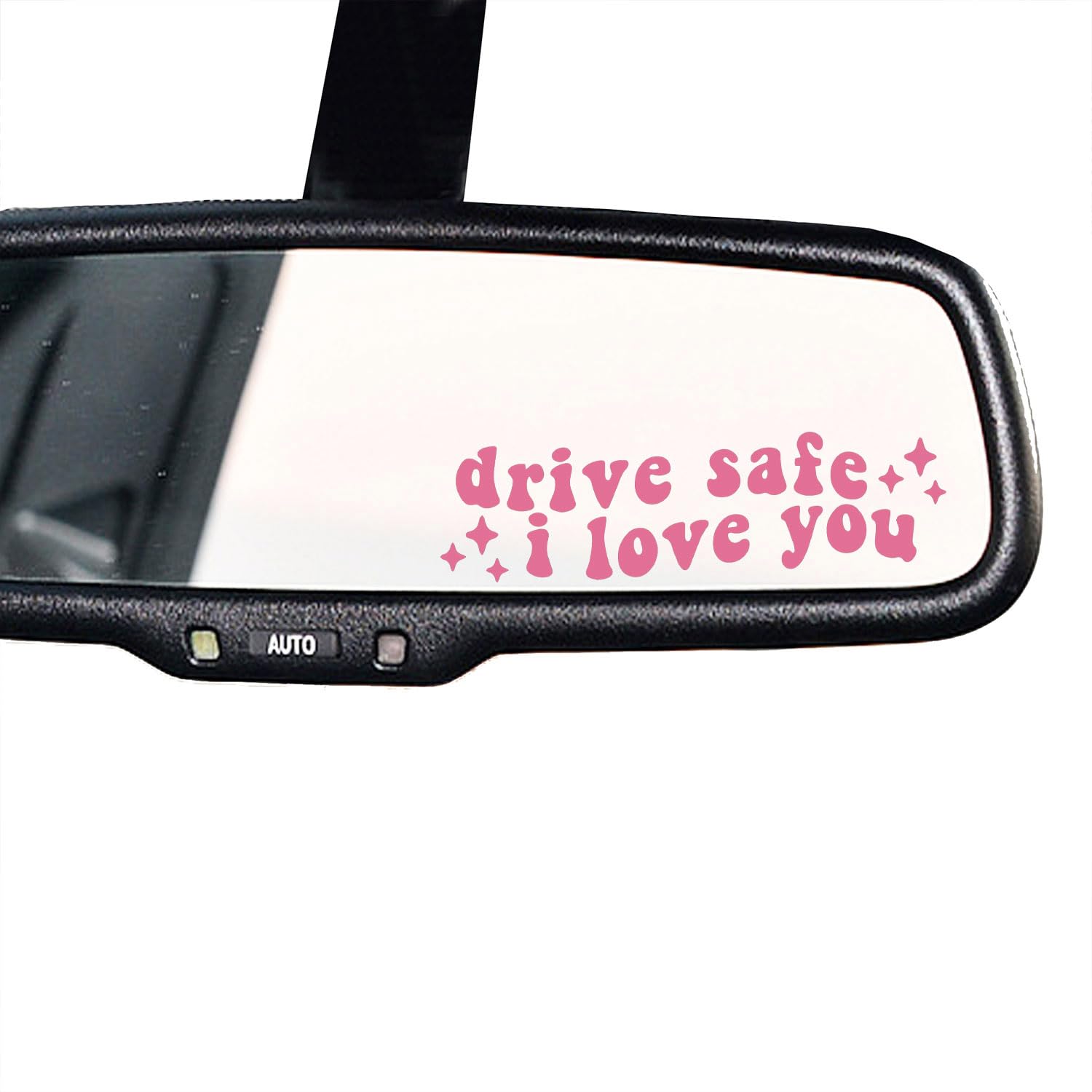 2 X Drive Safe I Love You Rearview Decal Vinyl Decal Mirror Decals Rear View Mirror Sticker Side Mirror Car Window Decal Gift Fo