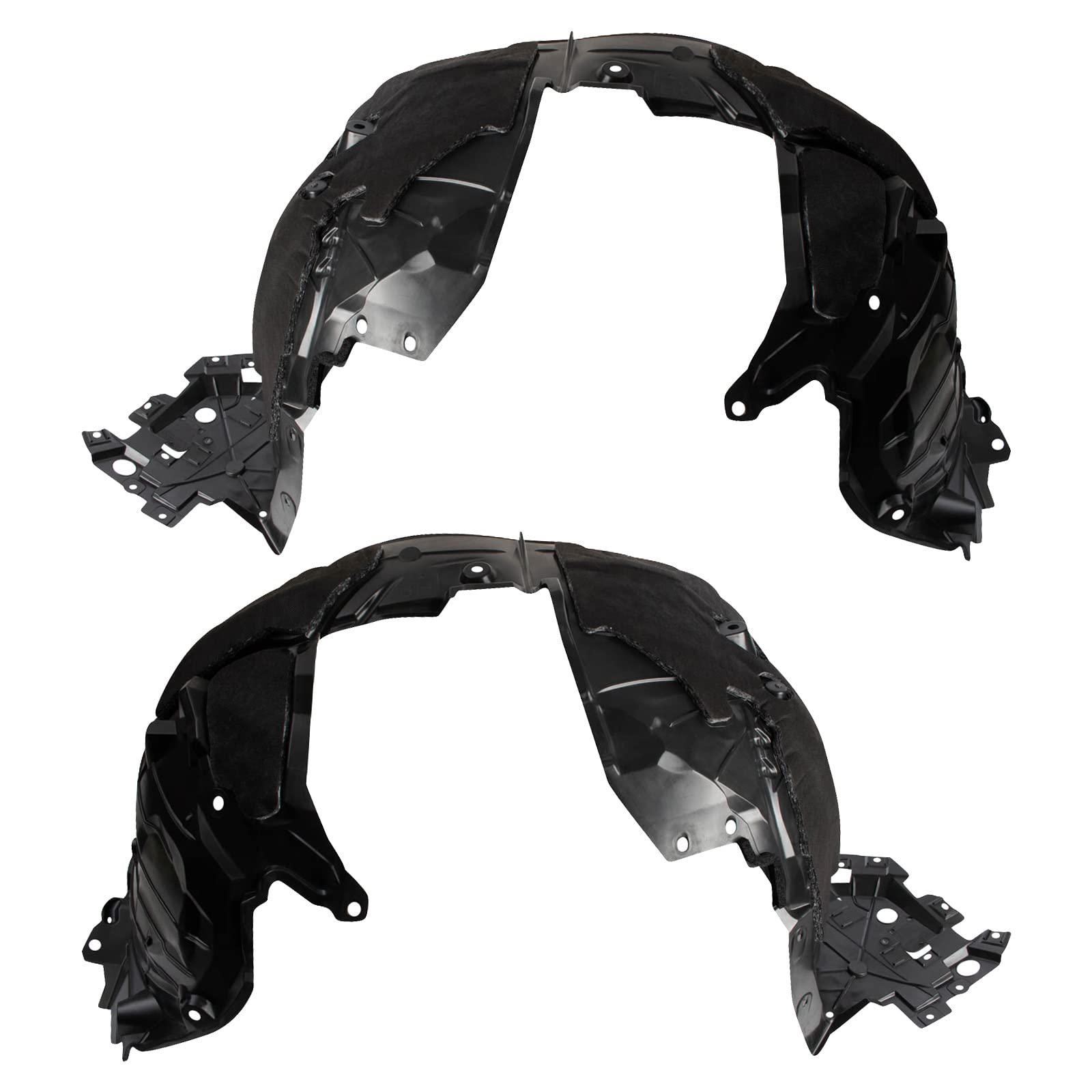 Trq Front Inner Fender Liner Set Compatible With 2021-2023 Nissan Rogue Ni1248183 Ni1249183