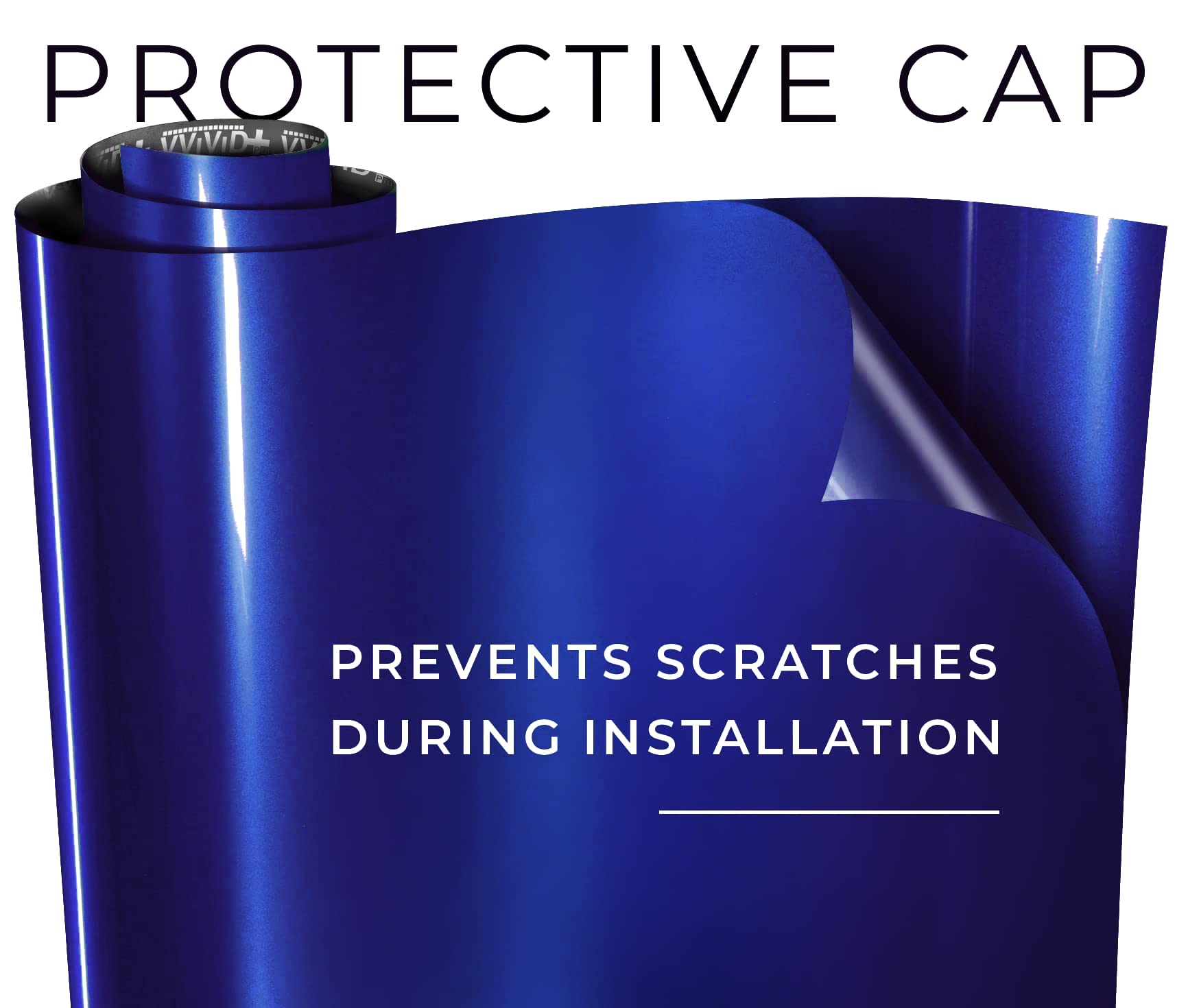 Vvivid+ Ultra Gloss Neptune Pearl Blue 25Ft X 5Ft Vinyl Car Wrap Premium Paint Replacement Film Roll With Nano Air Release, Stre