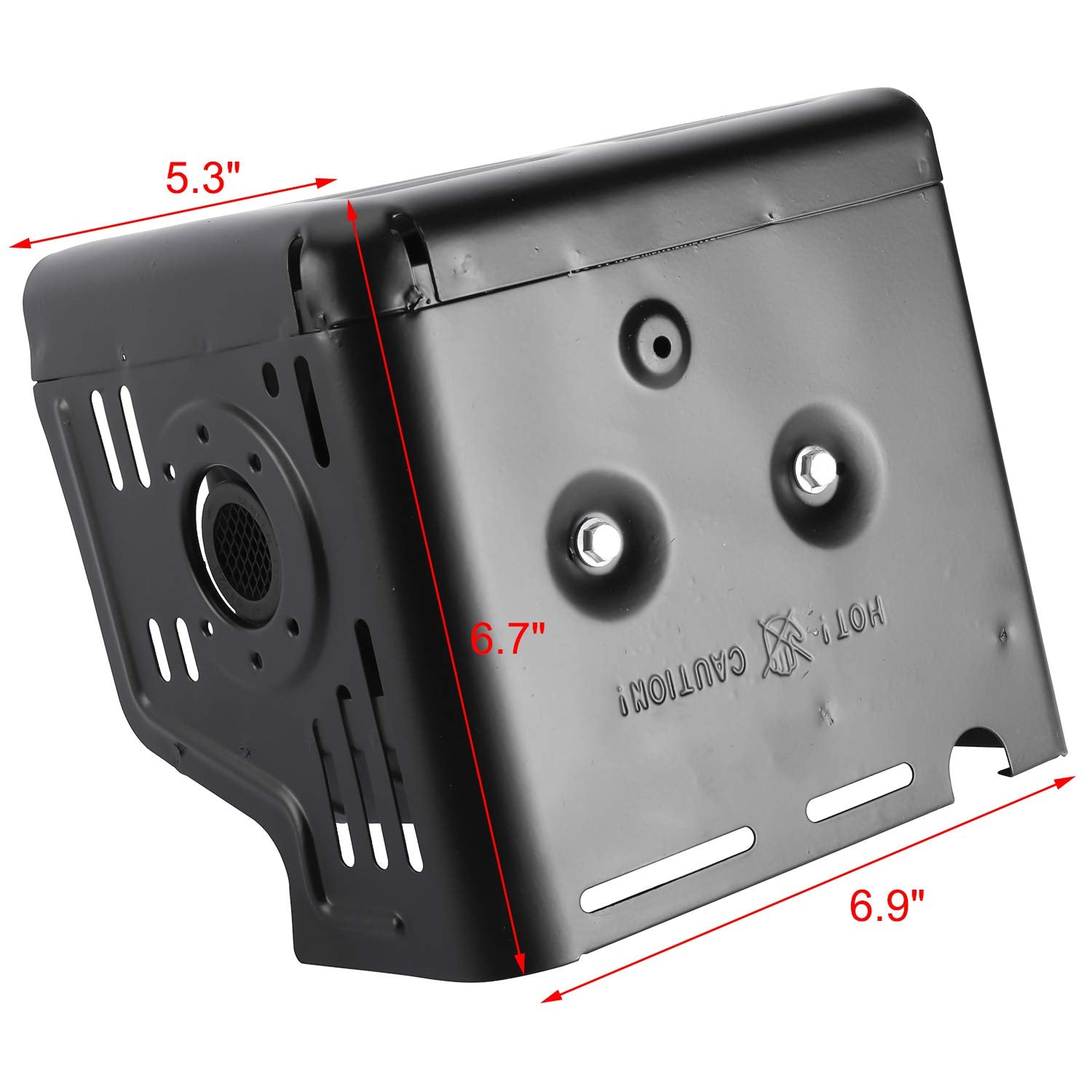 Novelbee Muffler Exhaust Assembly With Exhaust Pipe And Two Gaskets Fit For Honda Gx340 11Hp Gx390 13 Hp Engines Motors