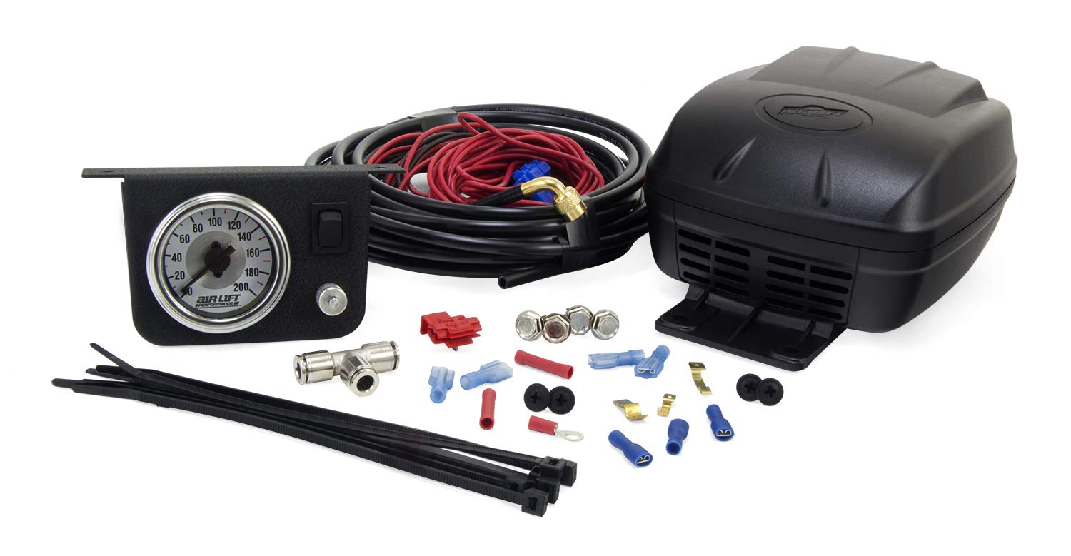 Air Lift Air Shock Controller Air Compressor And Pressure Gauge - 25804
