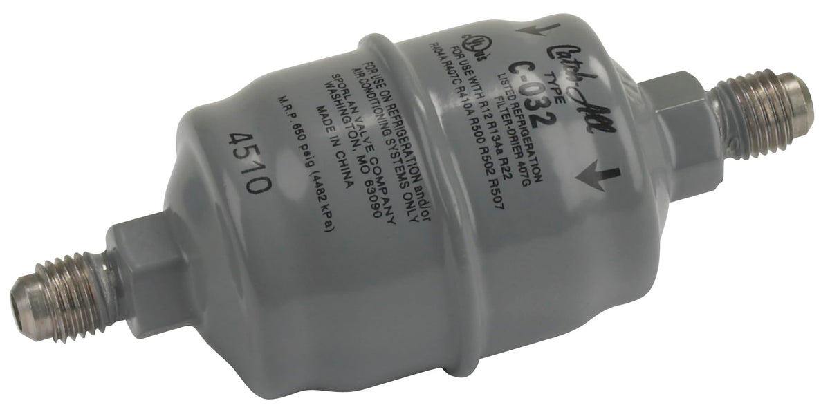 Robinair 100343 Filter-Drier, 1/4'' Mfl X 1/4 Mfl For Rg3, Rg6