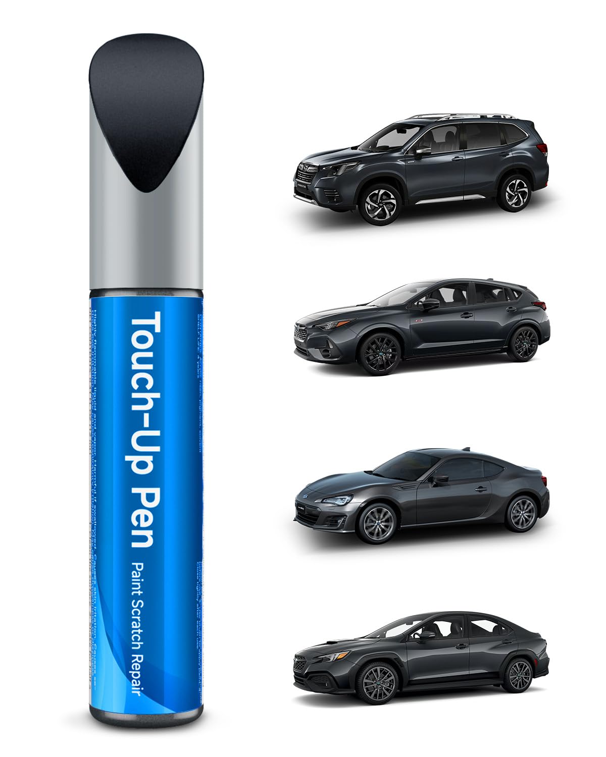 61K Dark Gray Metallic Compatible with Subaru Exact Match Touch Up Paint Car Scratch Repair