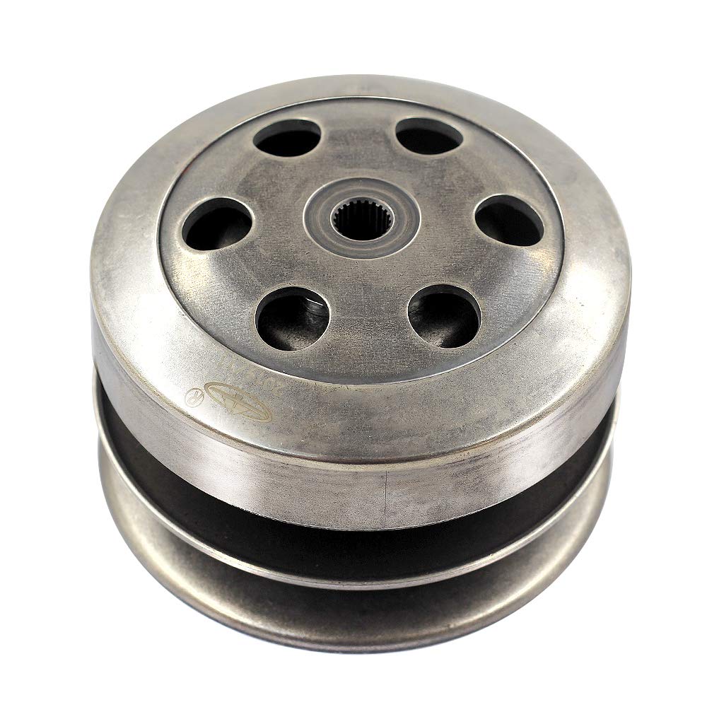 Trkimal Driven Pulley Rear Clutch for GY6 49cc 50cc 80cc 139QMB engine, Complete GY6 Clutch Compatible Scooter Moped ATV Go Kart