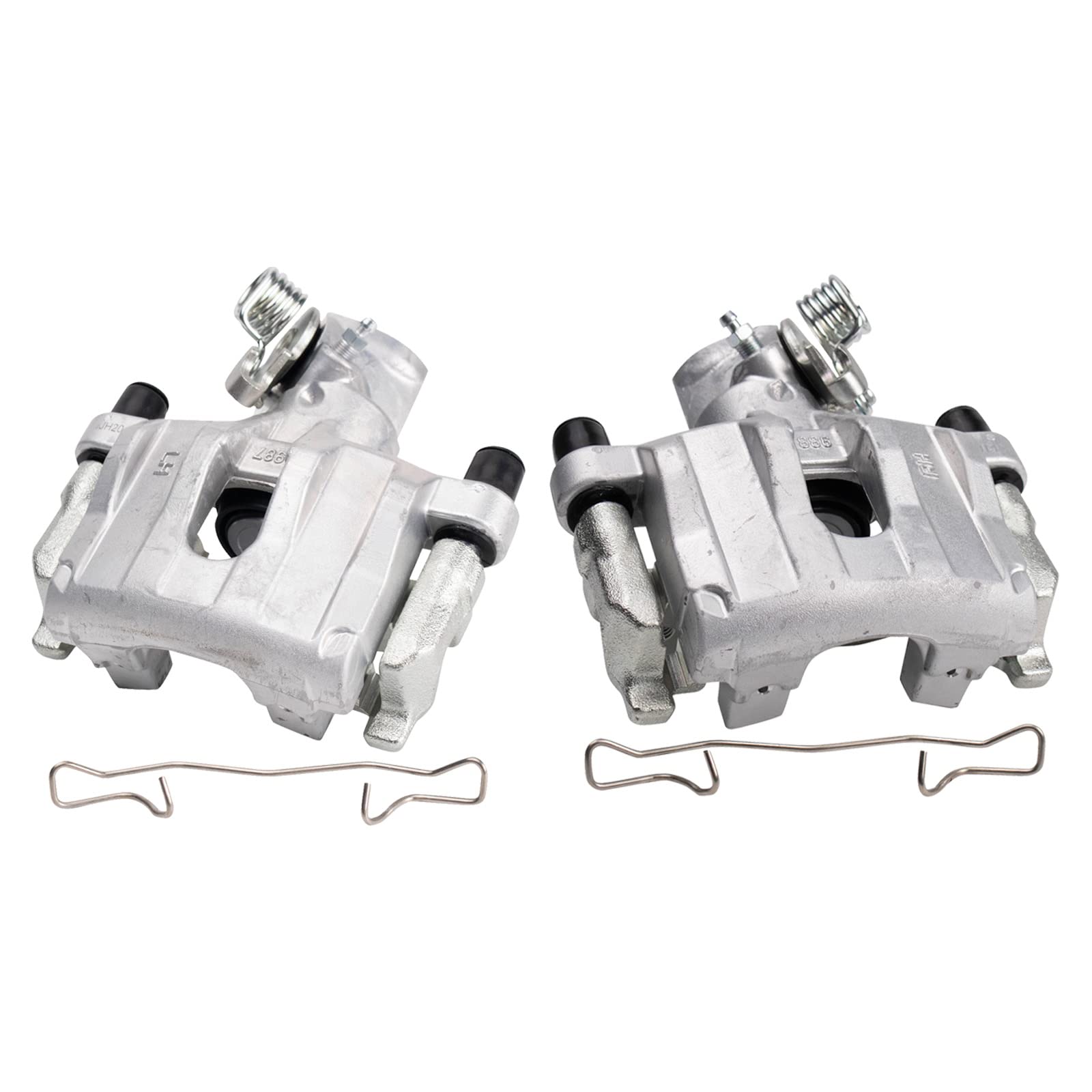 Trq Rear Brake Caliper Set Compatible With 2007-2009 Ford Focus