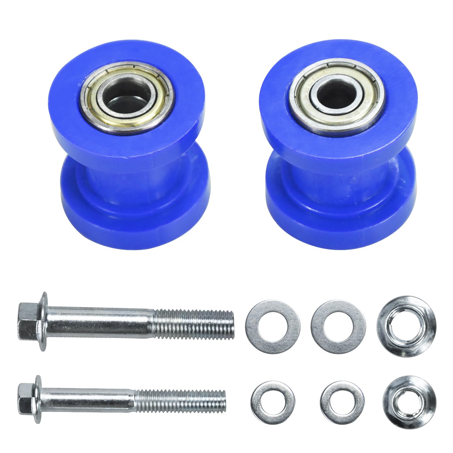 Holato 8Mm 0.31' 10Mm 0.39' Chain Roller Tensioner Wheel Guide For Baja Db30 Doodlebug Dirt Bug Mini Bike 110Cc 125Cc 140Cc 150Cc Ssr Xr125 Crf50 Klx110 Dirt Pit Trail Bike Atv Quad Motorcycle Blue