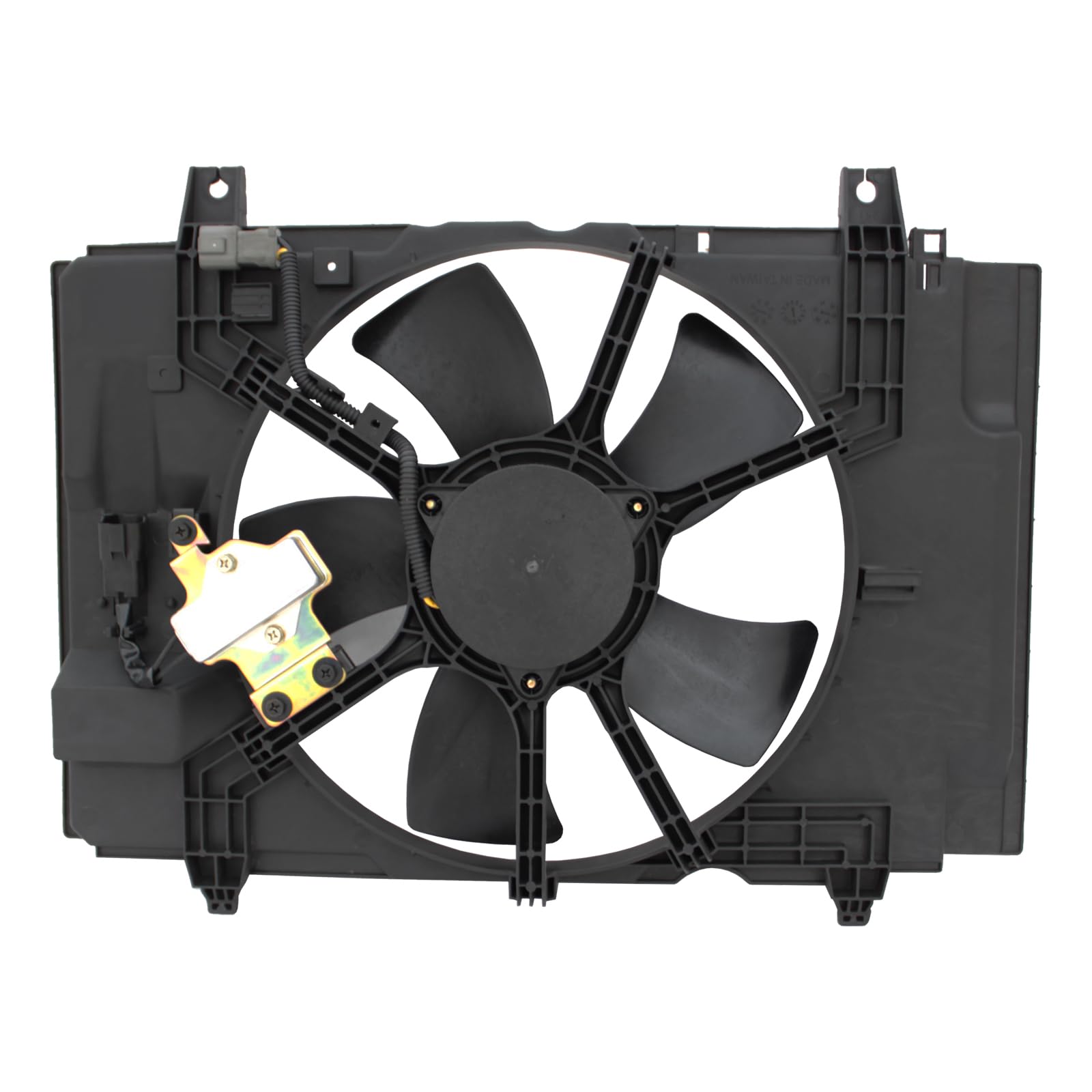 TYG Upgraded Cooling Fan Assembly for 2009-2011 Nissan Versa Sedan, 2007-2011 Versa Sedan, 2007-2012 Versa Hatchback, 2007-2010