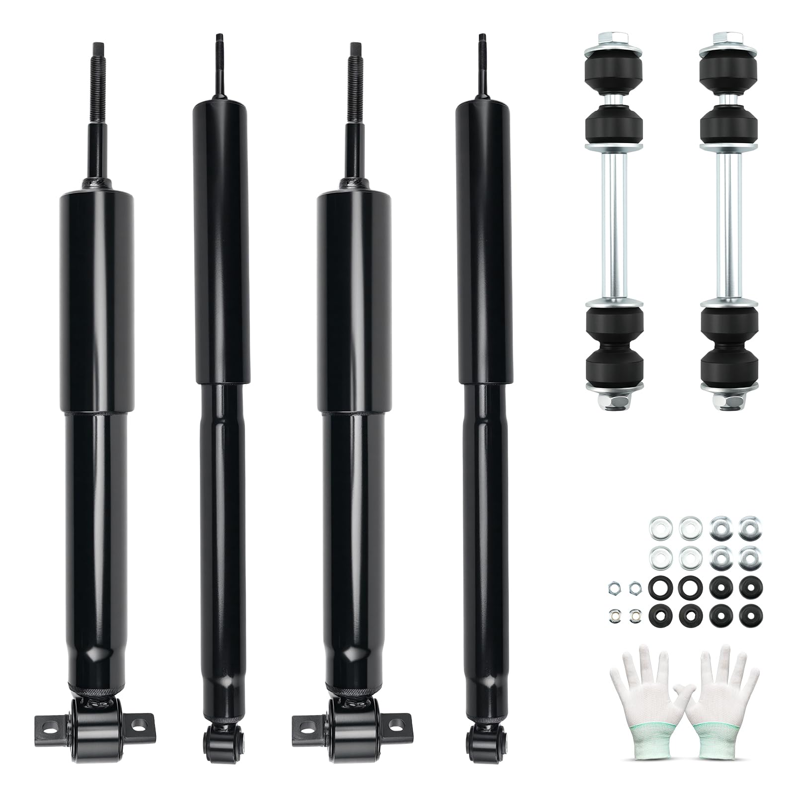 KAX Complete Strut Assembly & Shock Absorber 344367,344374,K8772 for Ford F-150 1997-2003,Ford F-150 Heritage 2004 Front+Rear St