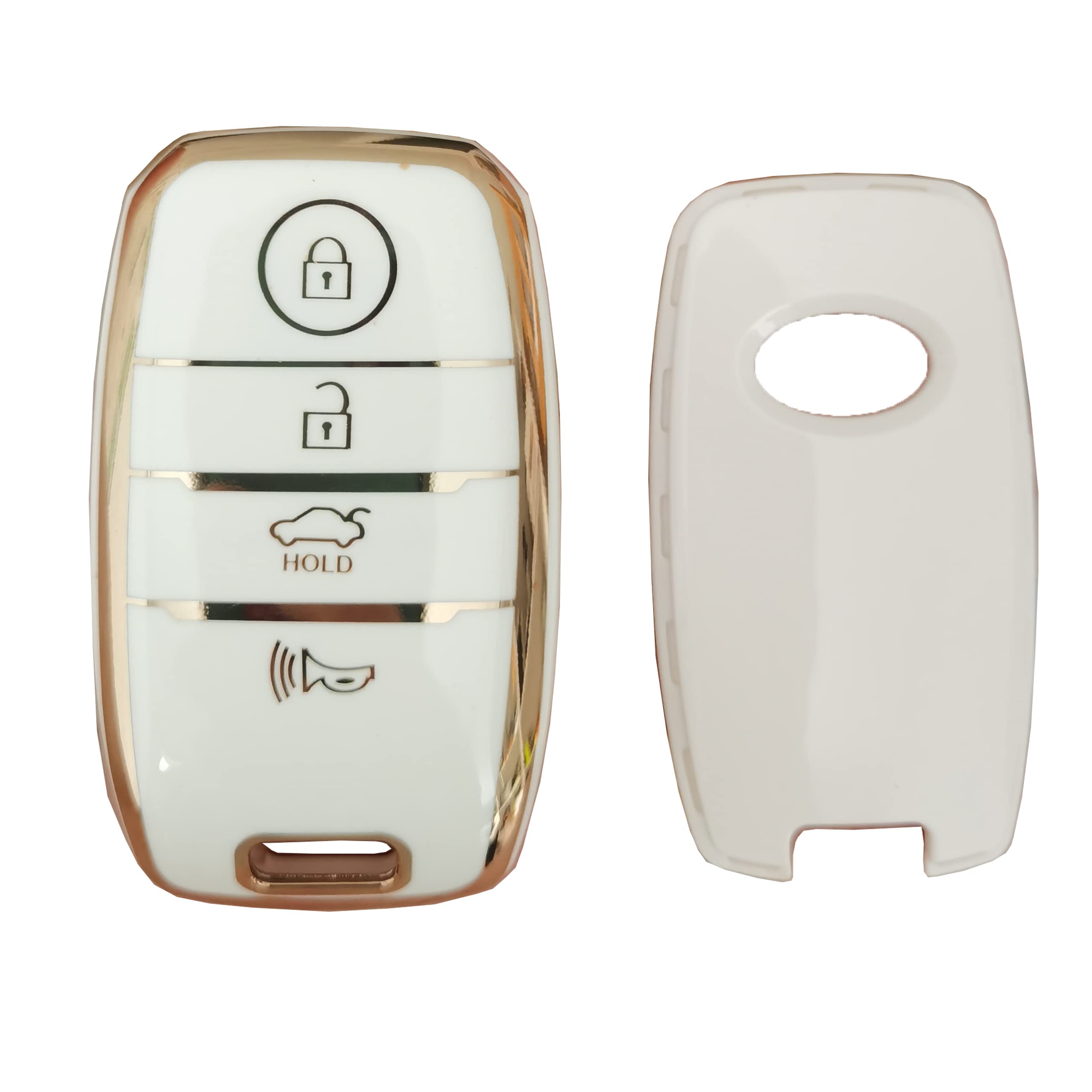 Qixiubia For Kia Key Fob Shell Tpu Protector Cover Keyless Remote Control Key Fit For Kia Soul Carnival Sedona Niro Sorento Spor